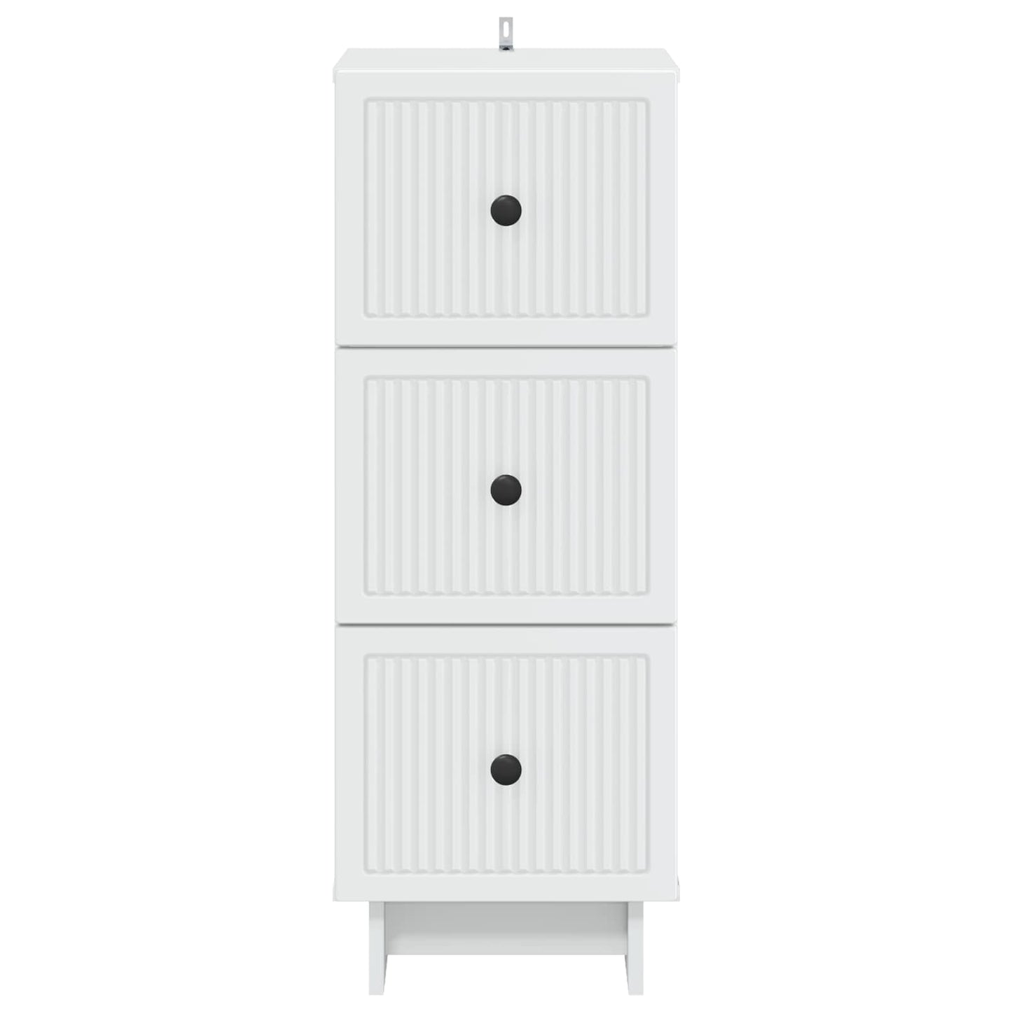 Schubladenschrank Weiß 33 x 34,5 x 90 cm Holzwerkstoff