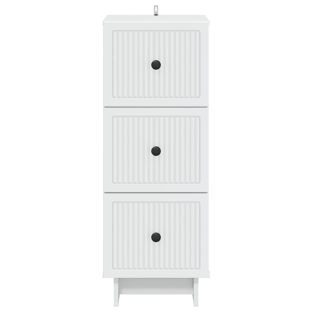 Schubladenschrank Weiß 33 x 34,5 x 90 cm Holzwerkstoff