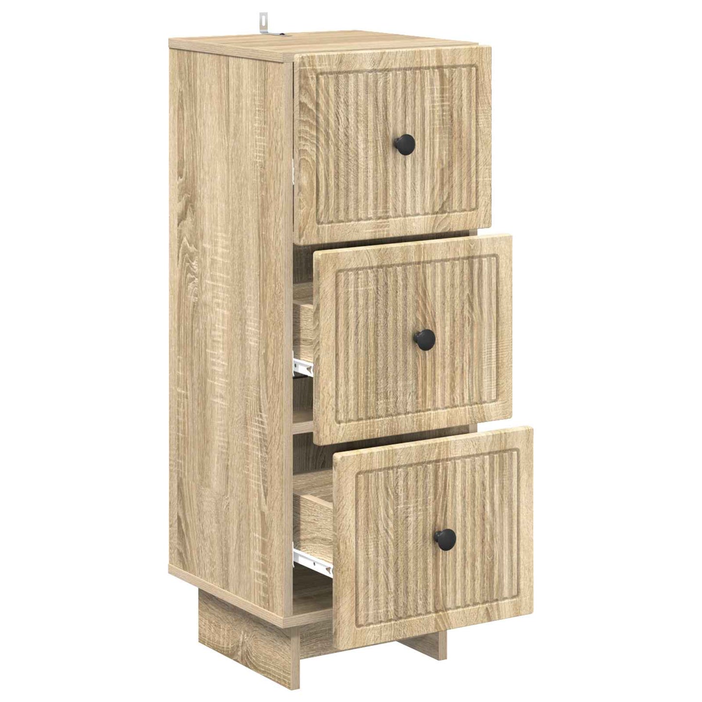 Schubladenschrank Sonoma-Eiche 33 x 34,5 x 90 cm Holzwerkstoff