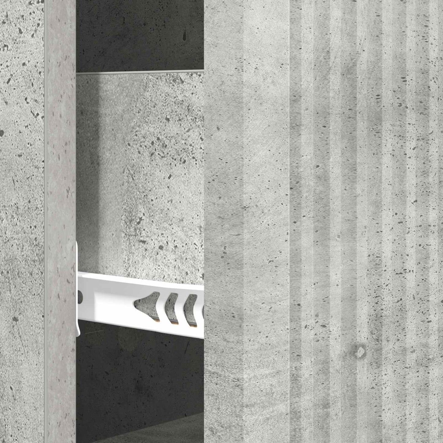 Schubladenschrank Betongrau 33 x 34,5 x 90 cm Holzwerkstoff