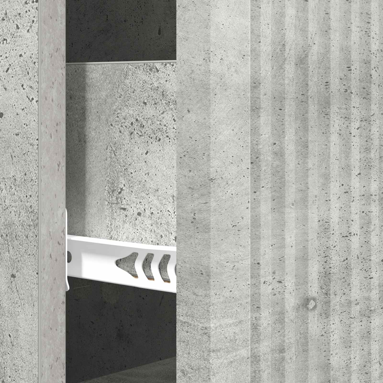 Schubladenschrank Betongrau 33 x 34,5 x 90 cm Holzwerkstoff