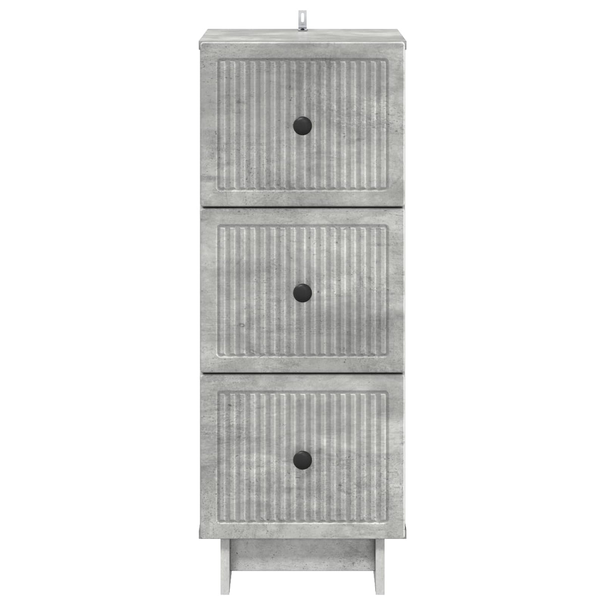 Schubladenschrank Betongrau 33 x 34,5 x 90 cm Holzwerkstoff