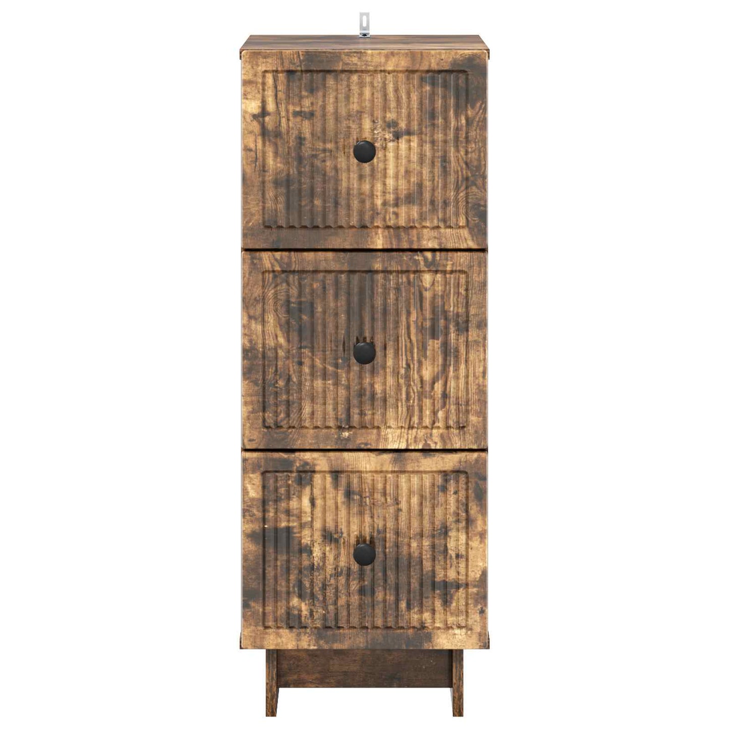 Schubladenschrank Geräucherte Eiche 33 x 34,5 x 90 cm