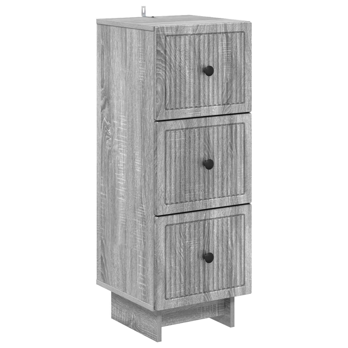 Schubladenschrank Graues Sonoma 33 x 34,5 x 90 cm Holzwerkstoff