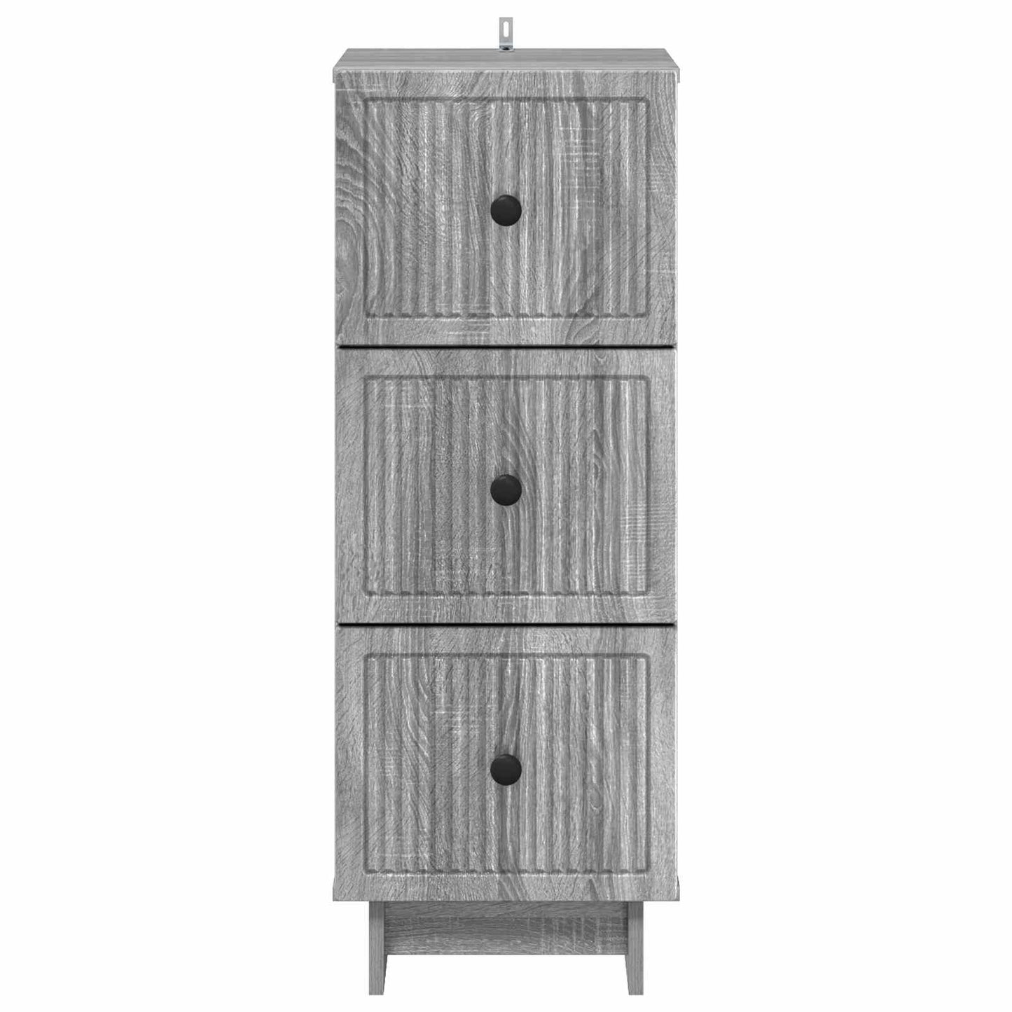 Schubladenschrank Graues Sonoma 33 x 34,5 x 90 cm Holzwerkstoff