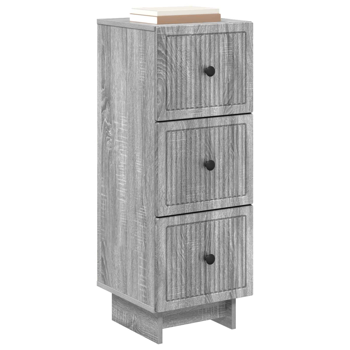 Schubladenschrank Graues Sonoma 33 x 34,5 x 90 cm Holzwerkstoff
