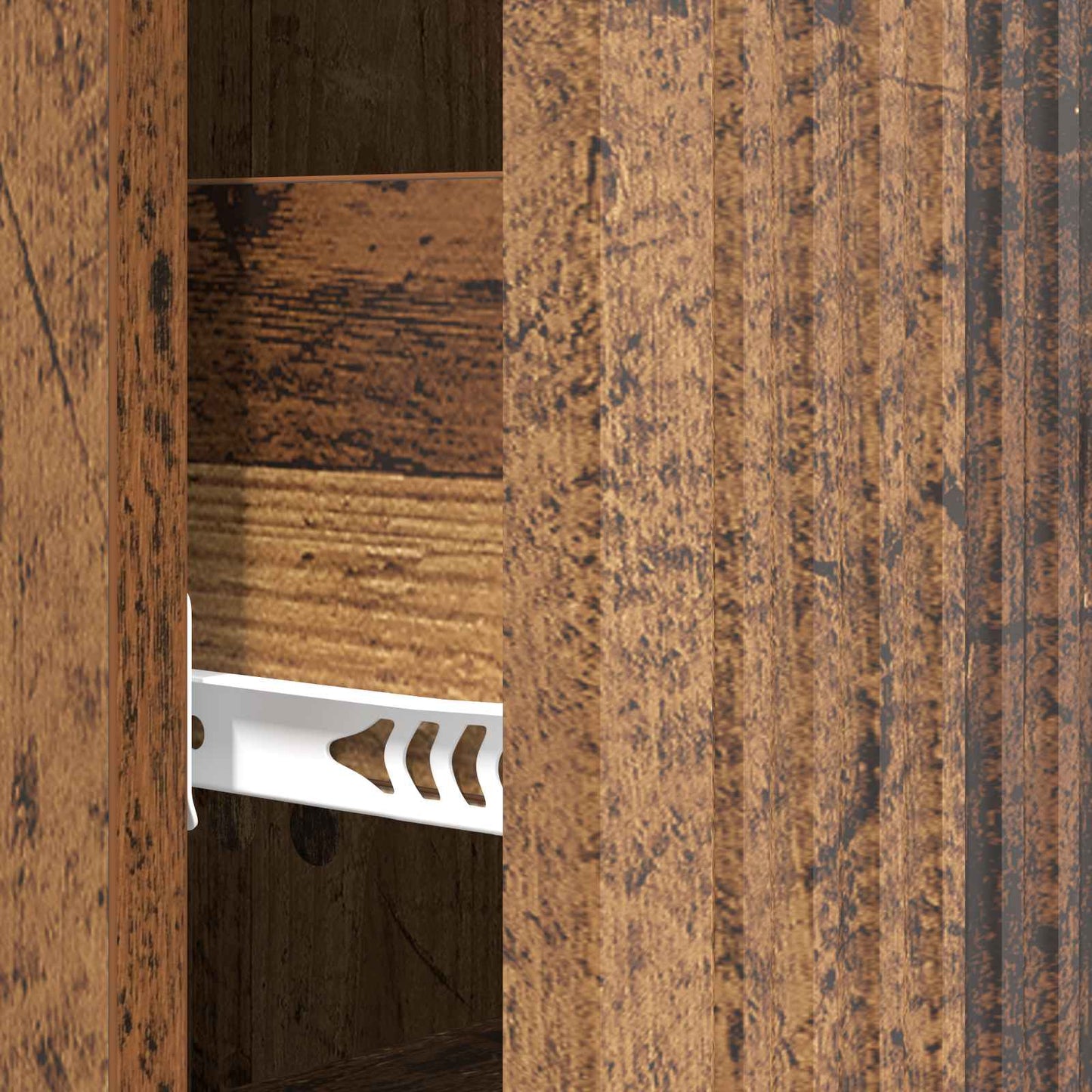 Schubladenschrank Altholz 33 x 34,5 x 90 cm Holzwerkstoff
