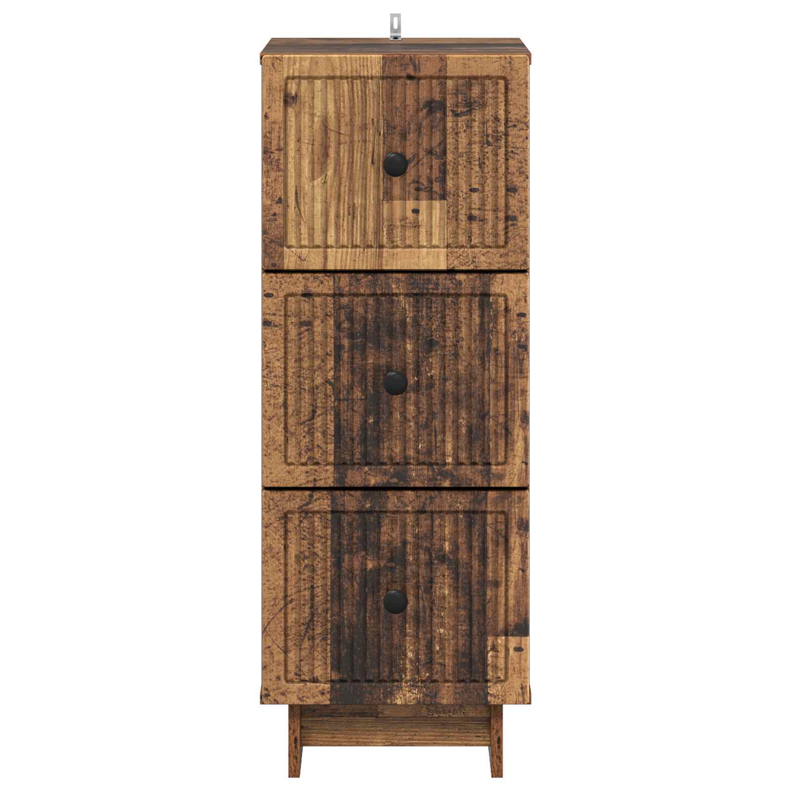 Schubladenschrank Altholz 33 x 34,5 x 90 cm Holzwerkstoff