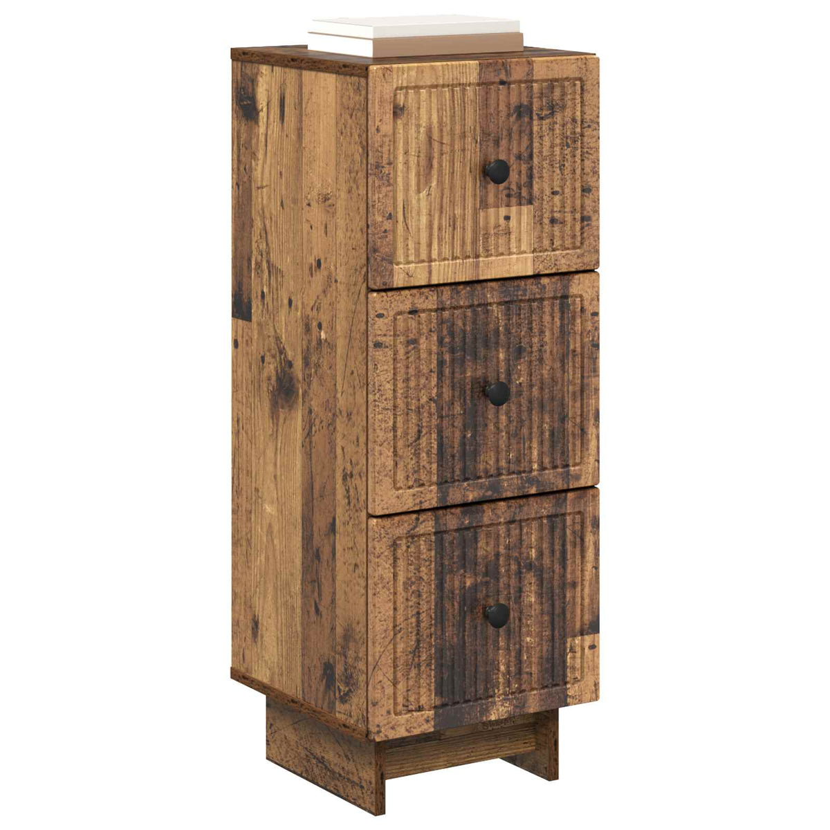 Schubladenschrank Altholz 33 x 34,5 x 90 cm Holzwerkstoff