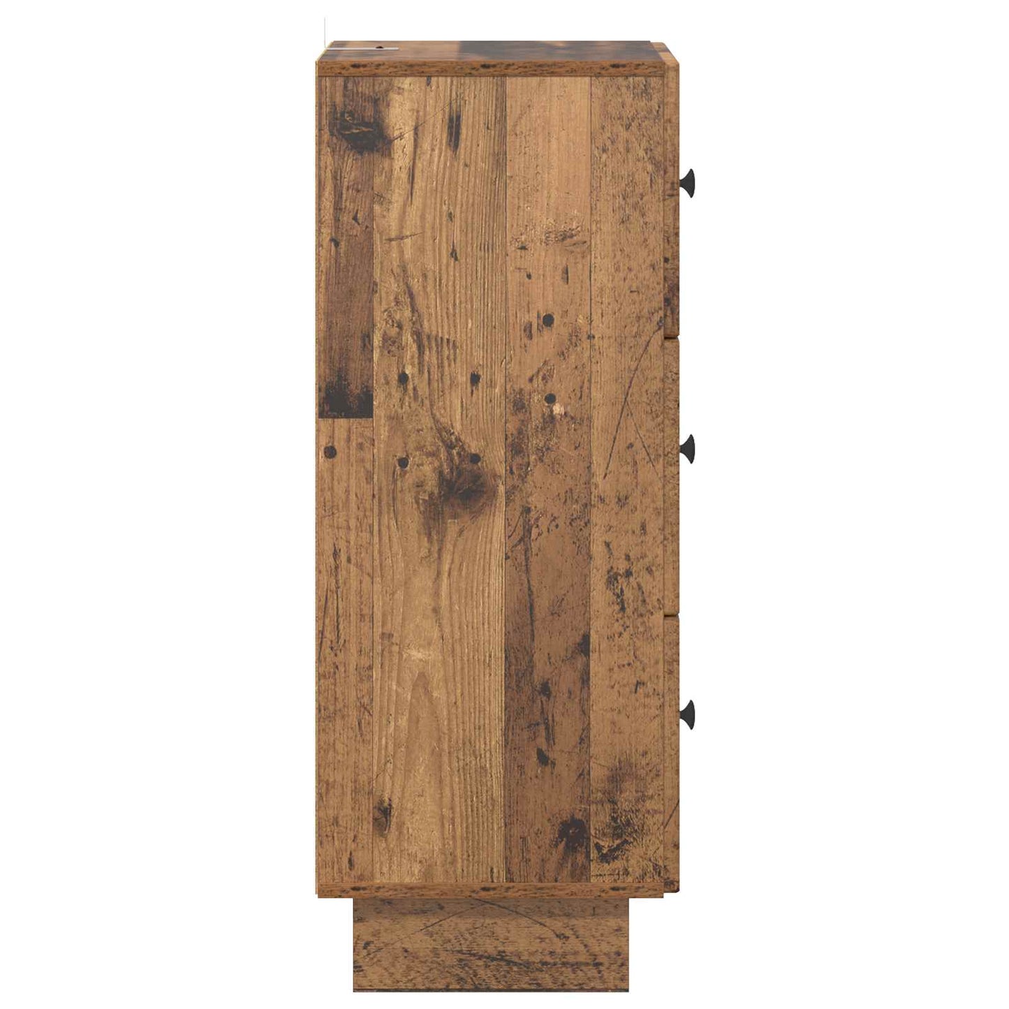 Schubladenschrank Altholz 33 x 34,5 x 90 cm Holzwerkstoff