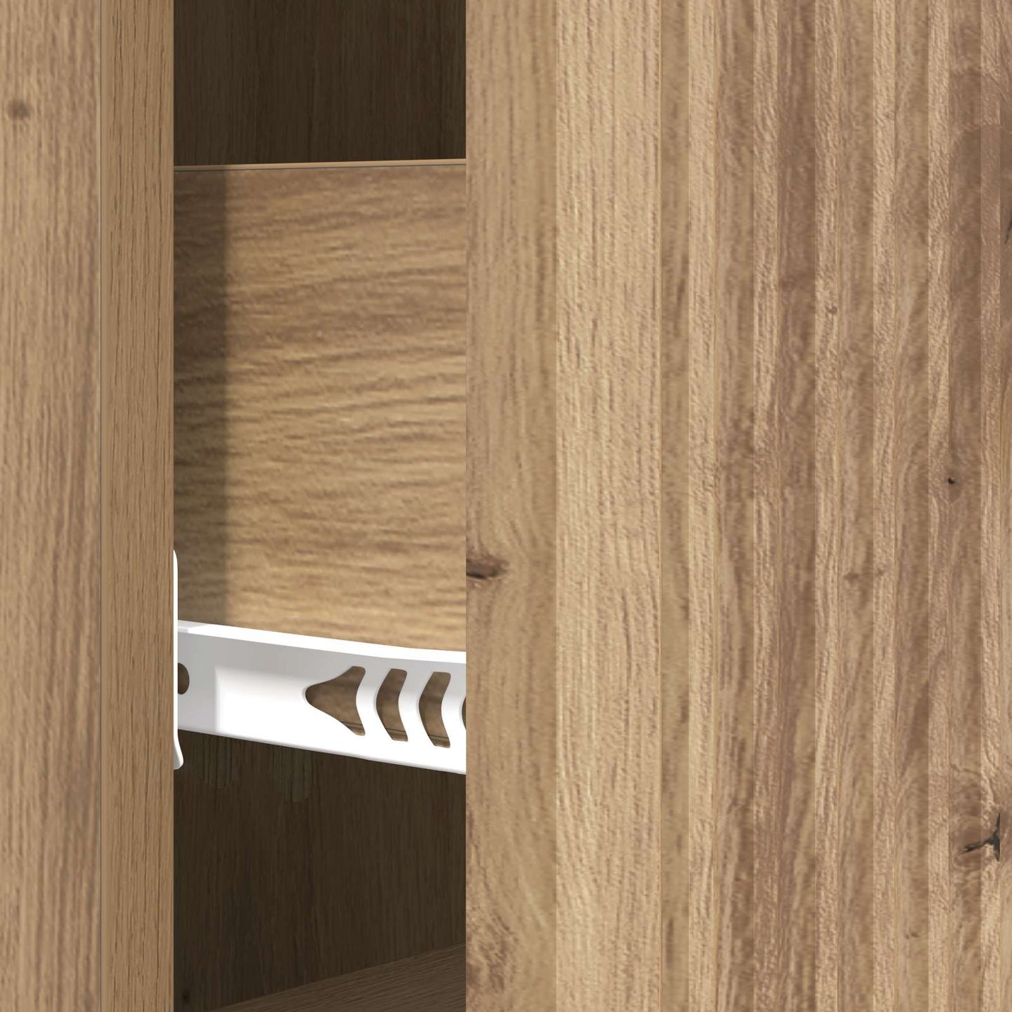 Schubladenschrank 33 x 34,5 x 90 cm Holzwerkstoff Artisan-Eiche