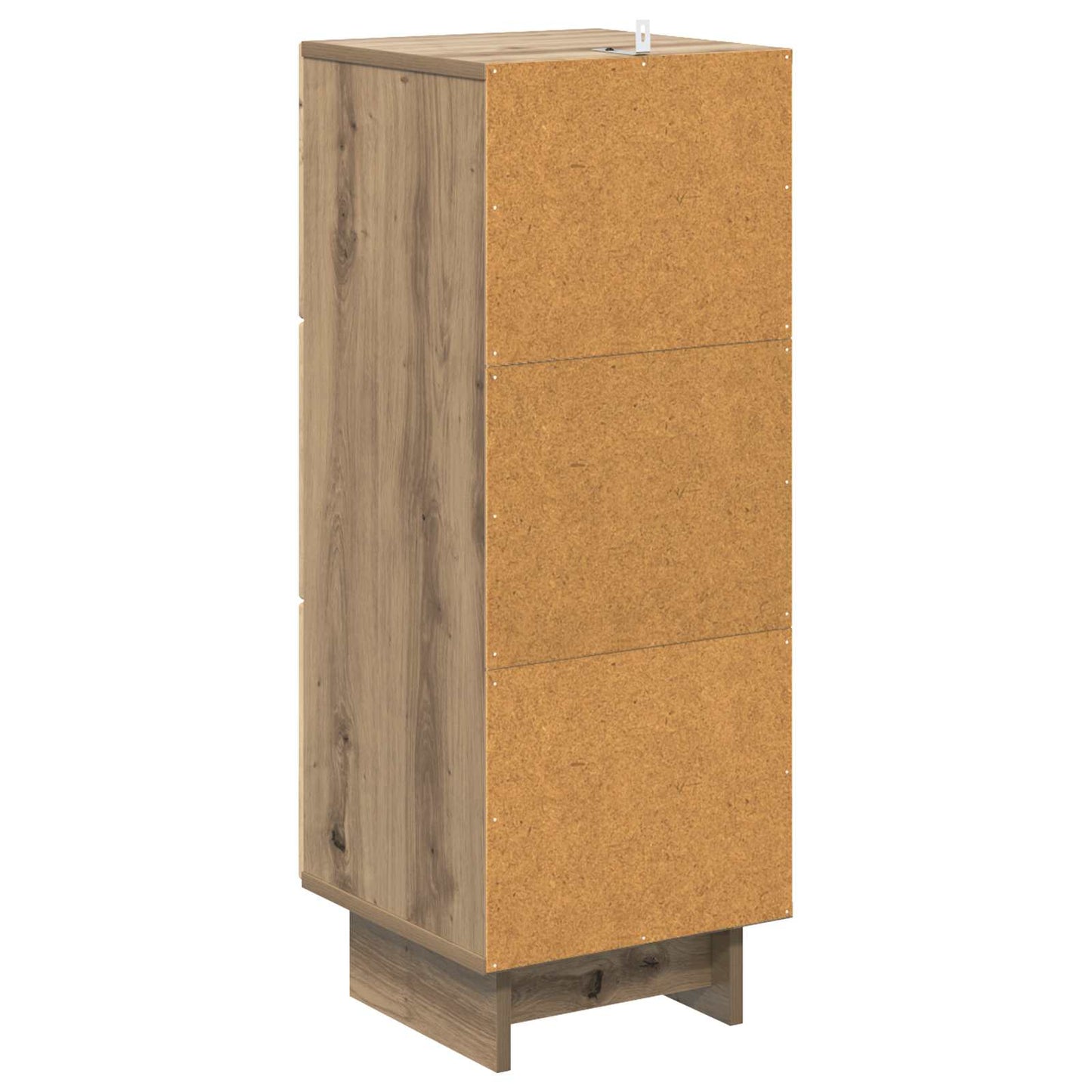 Schubladenschrank 33 x 34,5 x 90 cm Holzwerkstoff Artisan-Eiche