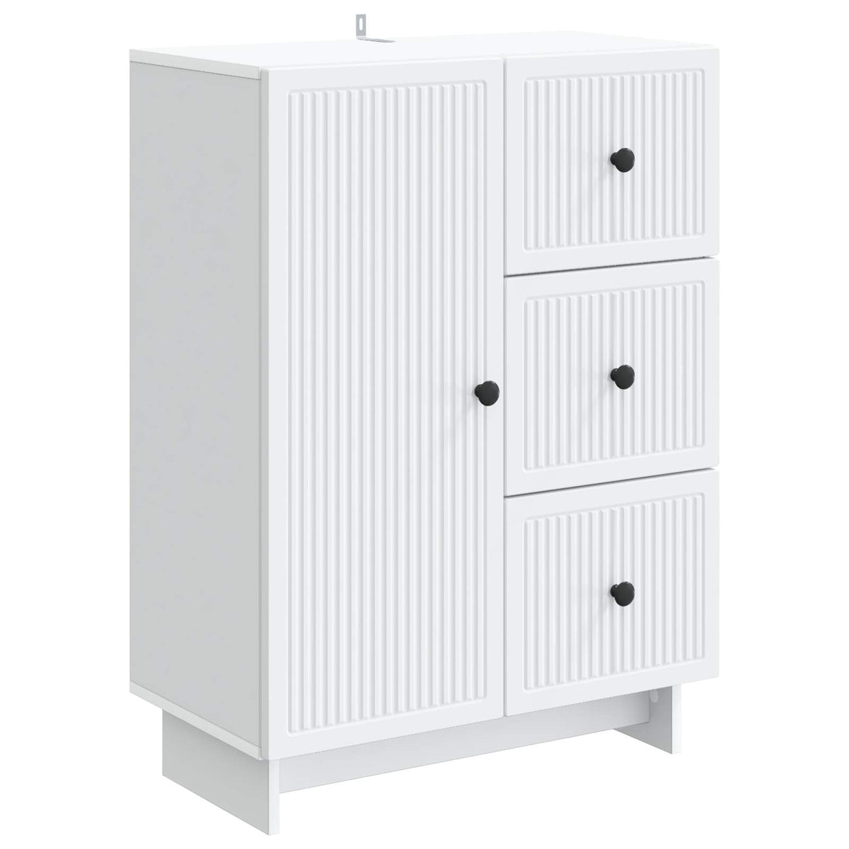 Sideboard Weiß 66 x 34,5 x 90 cm Holzwerkstoff