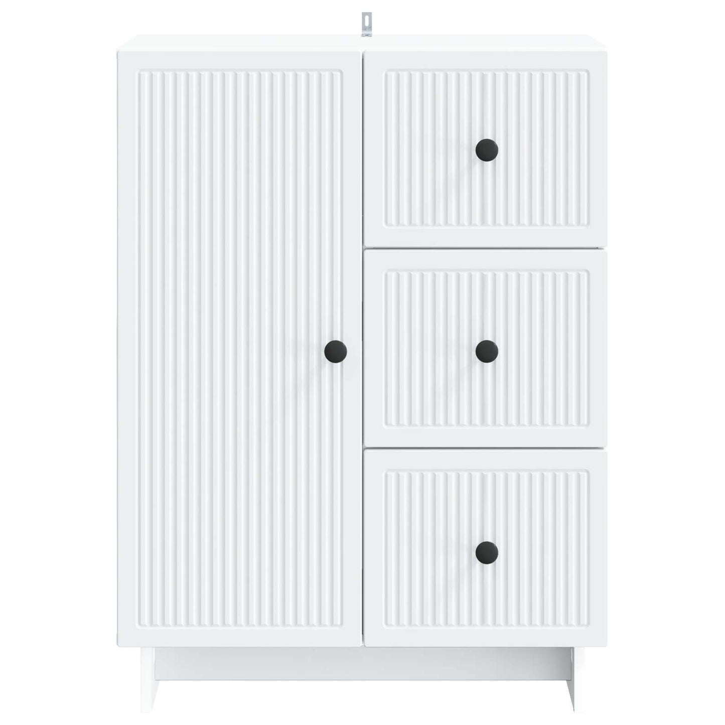 Sideboard Weiß 66 x 34,5 x 90 cm Holzwerkstoff