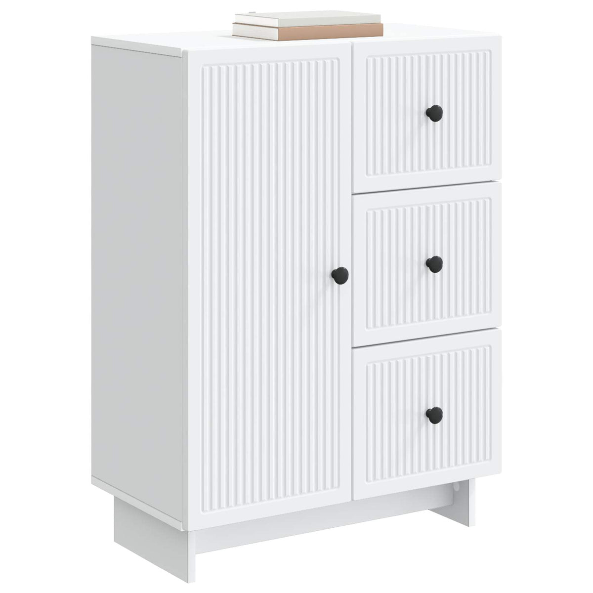 Sideboard Weiß 66 x 34,5 x 90 cm Holzwerkstoff