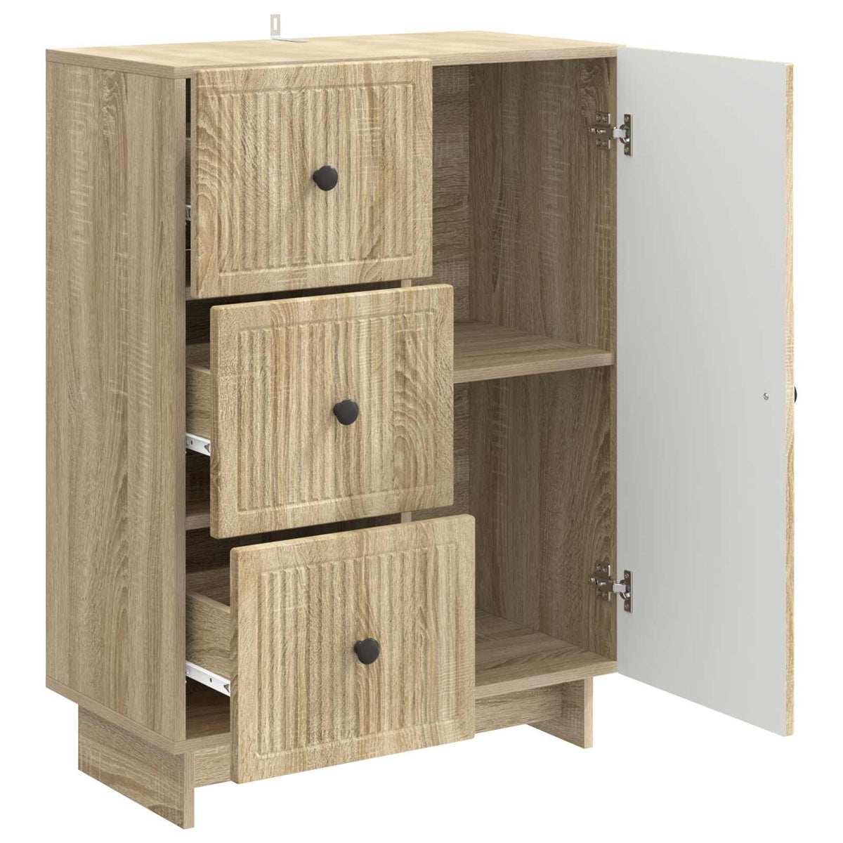 Sideboard Sonoma-Eiche 66 x 34,5 x 90 cm Holzwerkstoff
