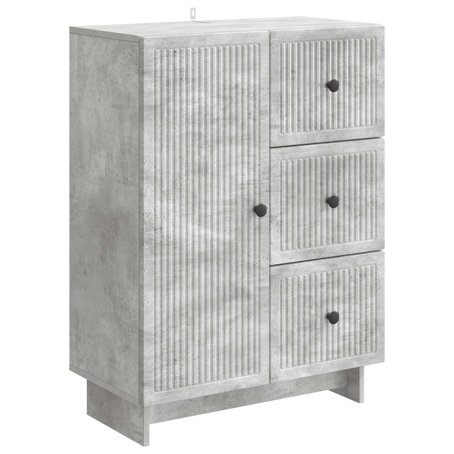 Sideboard Betongrau 66 x 34,5 x 90 cm Holzwerkstoff