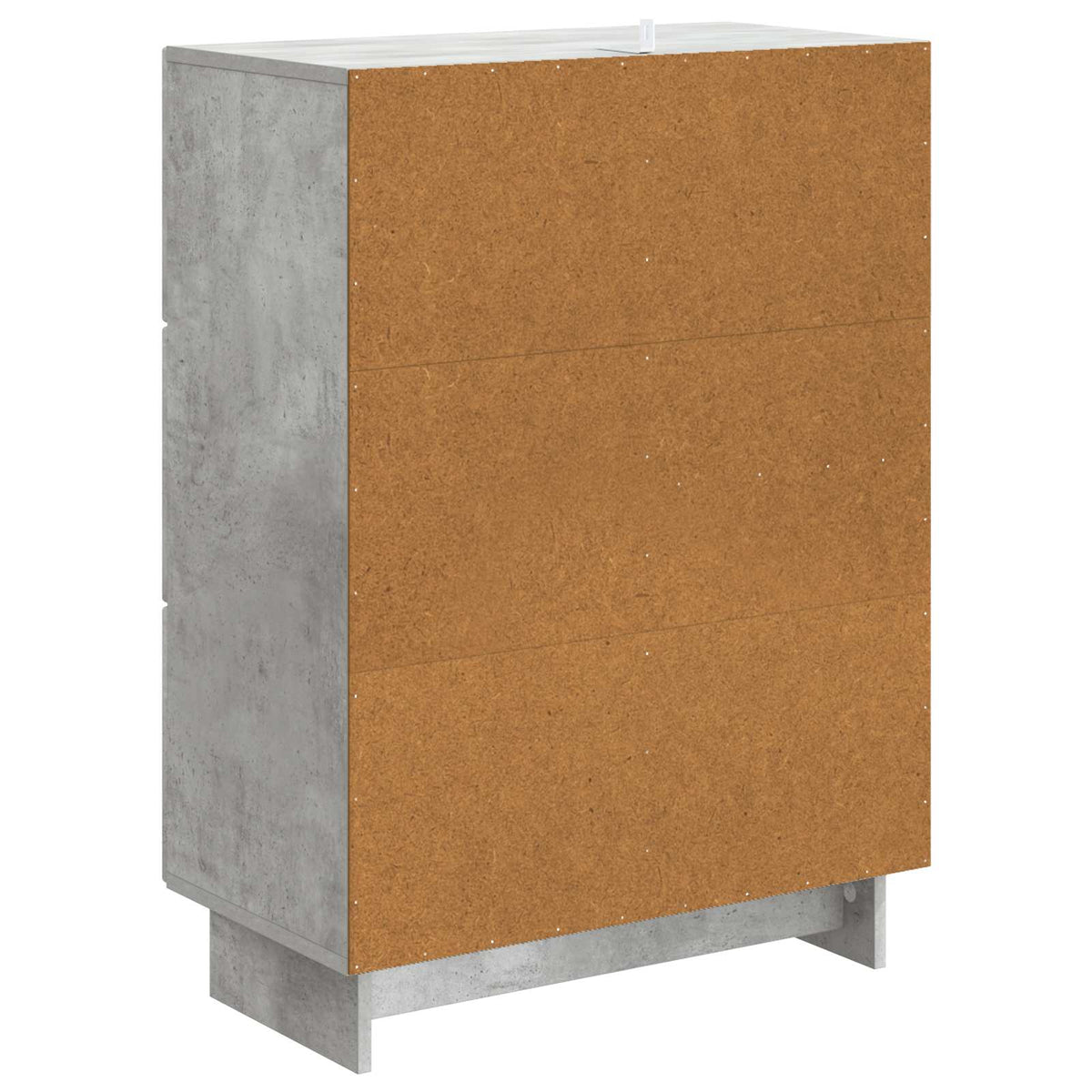 Sideboard Betongrau 66 x 34,5 x 90 cm Holzwerkstoff