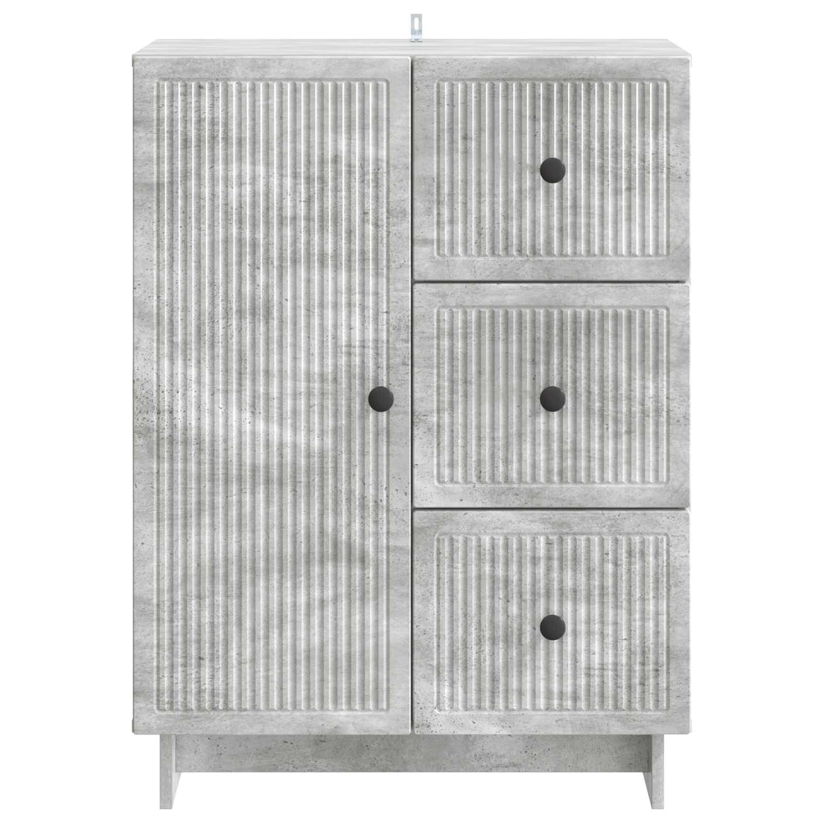 Sideboard Betongrau 66 x 34,5 x 90 cm Holzwerkstoff