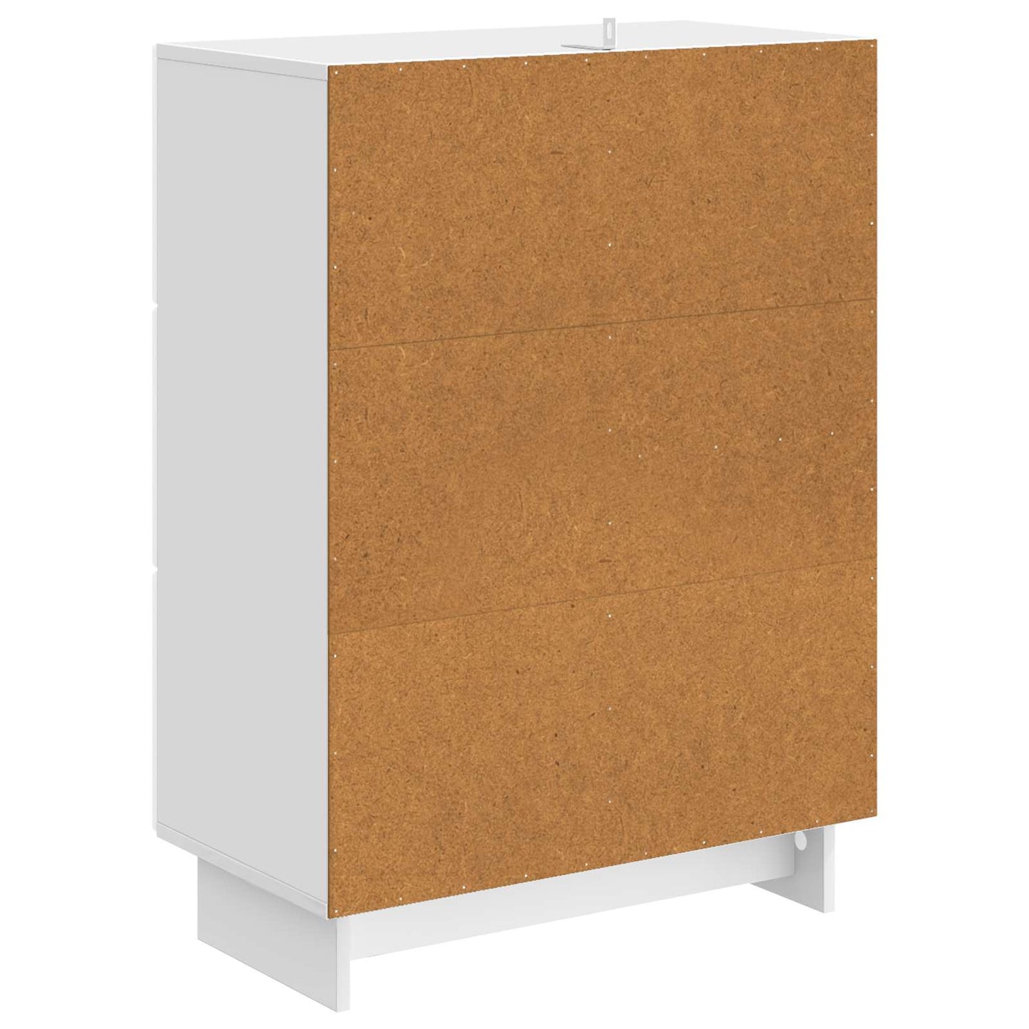 Sideboard Hochglanz Weiß 66 x 34,5 x 90 cm Holzwerkstoff