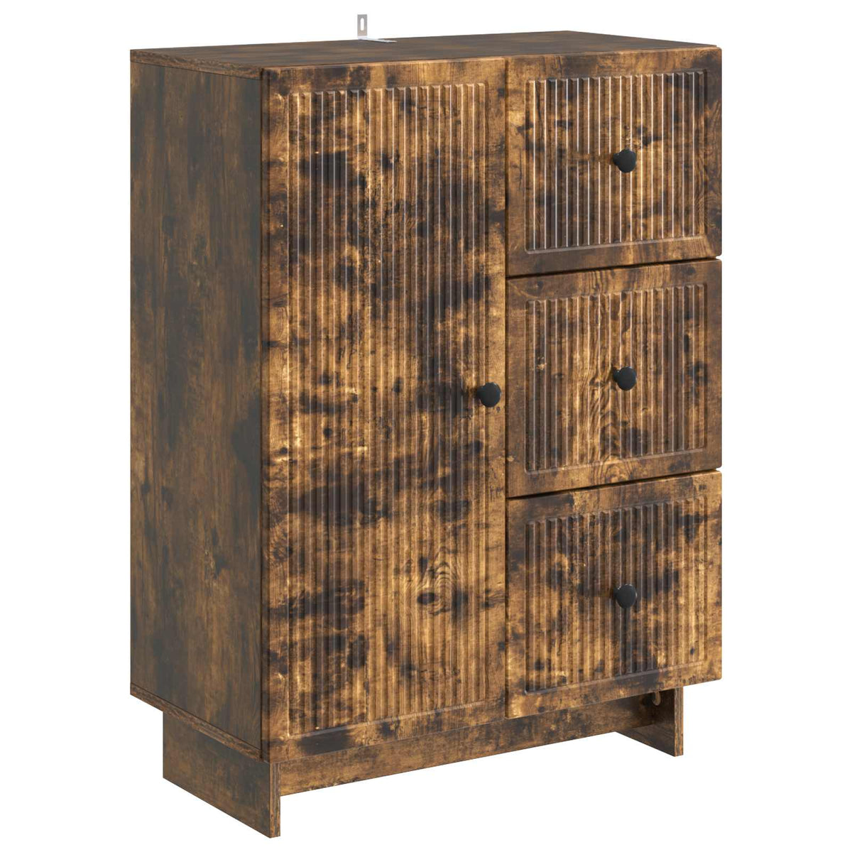 Sideboard Geräucherte Eiche 66 x 34,5 x 90 cm Holzwerkstoff