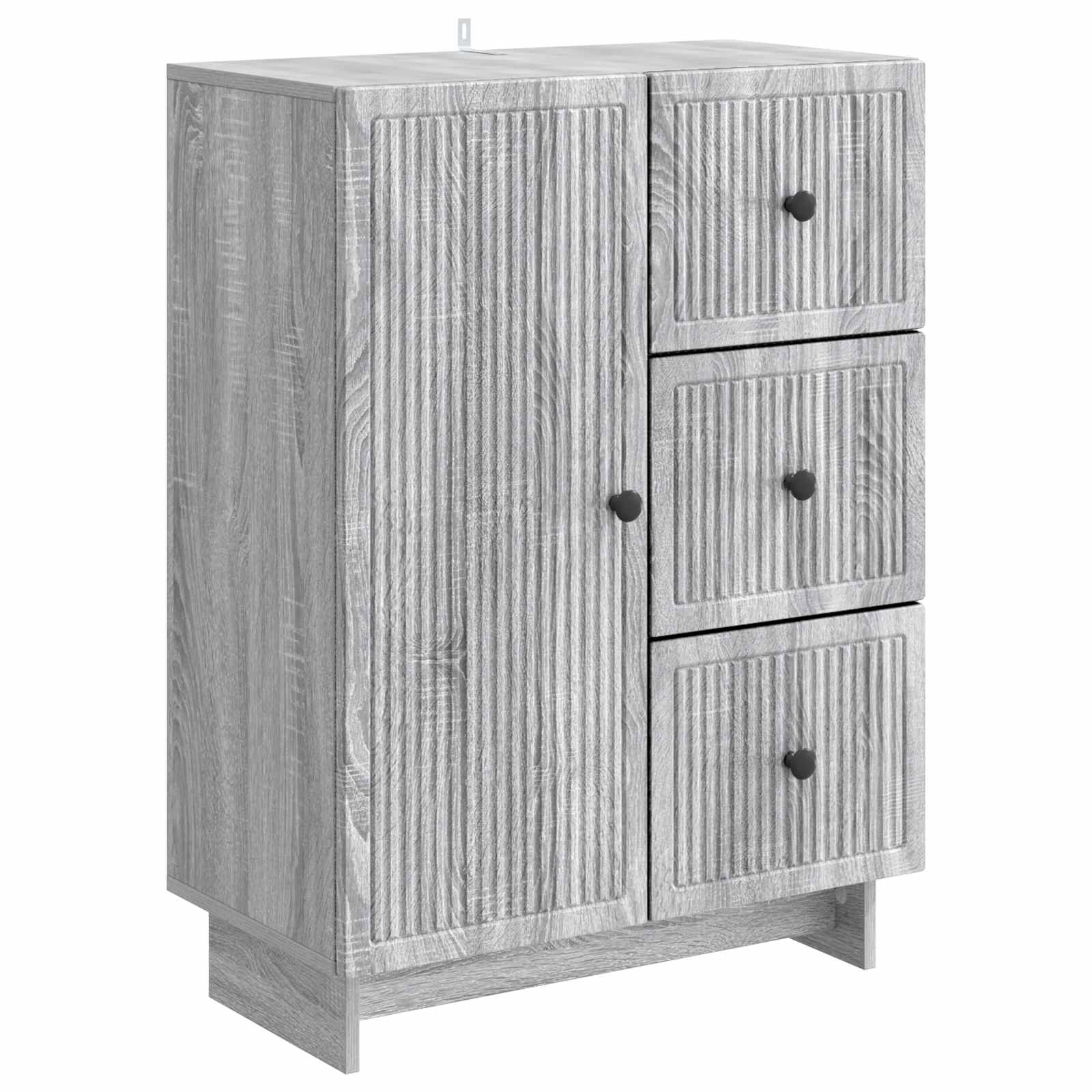 Sideboard Graues Sonoma 66 x 34,5 x 90 cm Holzwerkstoff