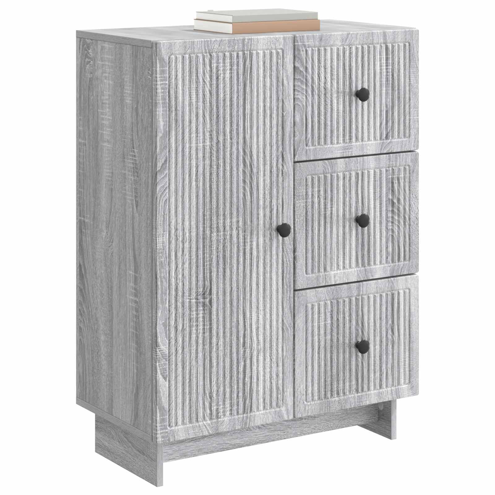 Sideboard Graues Sonoma 66 x 34,5 x 90 cm Holzwerkstoff
