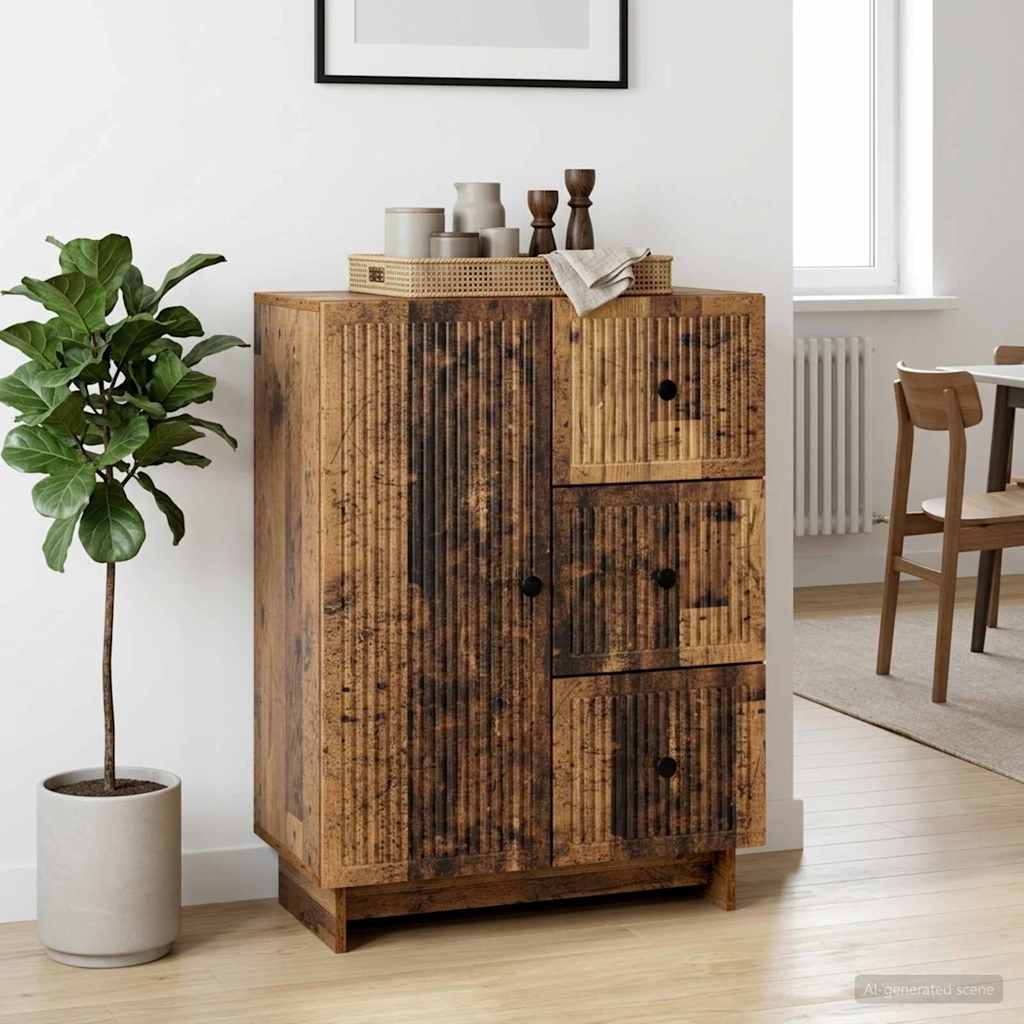Sideboard Altholz 66 x 34,5 x 90 cm Holzwerkstoff