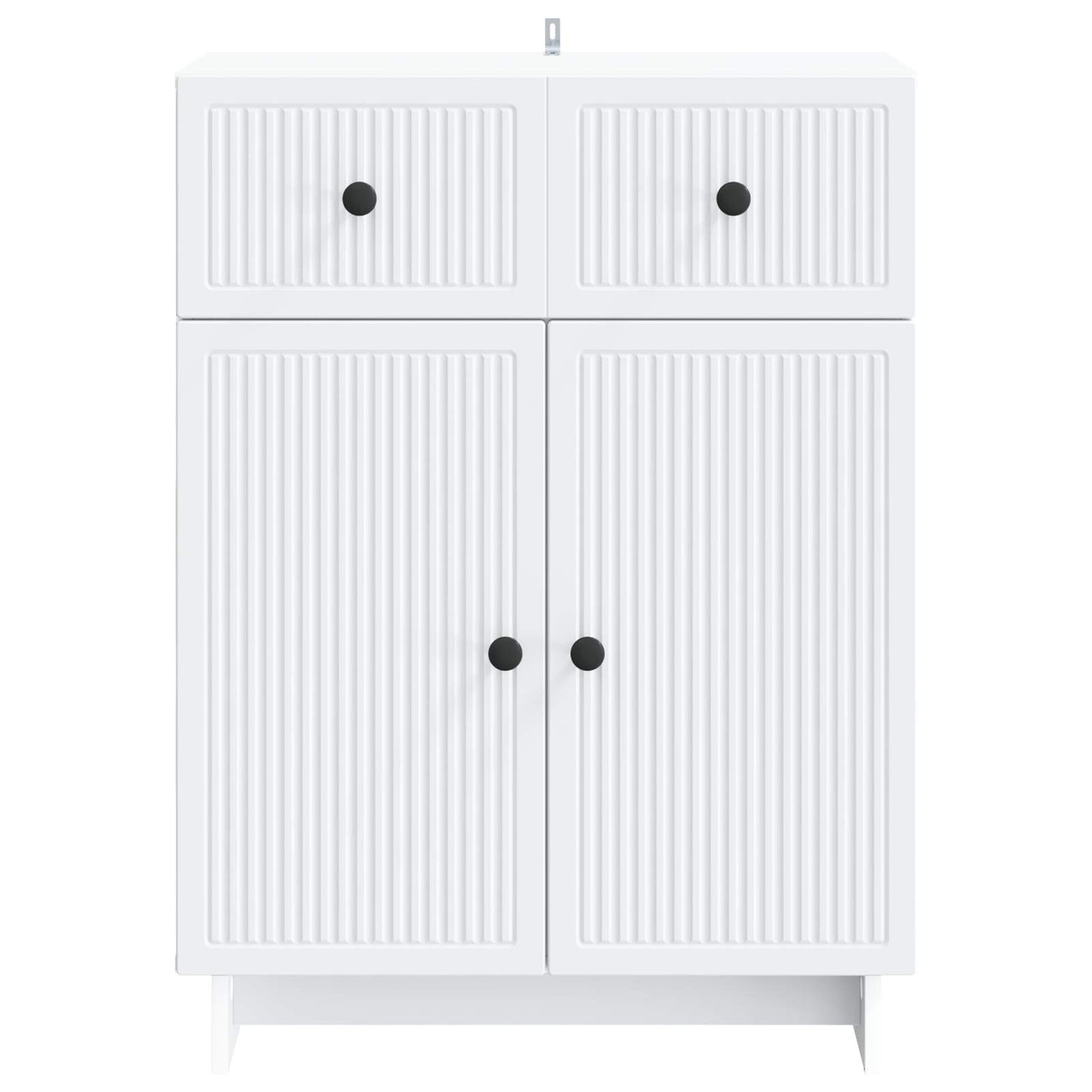 Sideboard Weiß 66 x 34,5 x 90 cm Holzwerkstoff