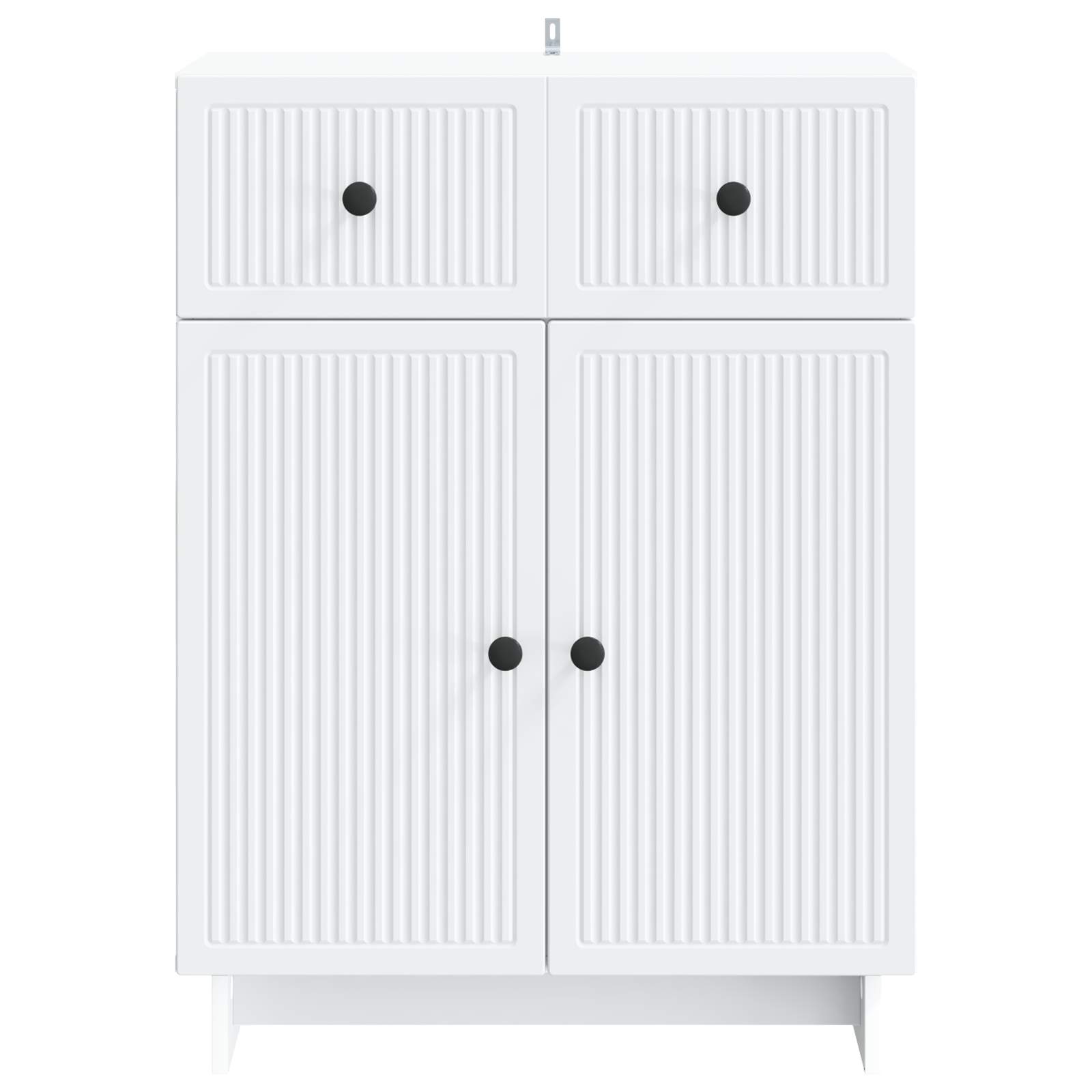 Sideboard Weiß 66 x 34,5 x 90 cm Holzwerkstoff