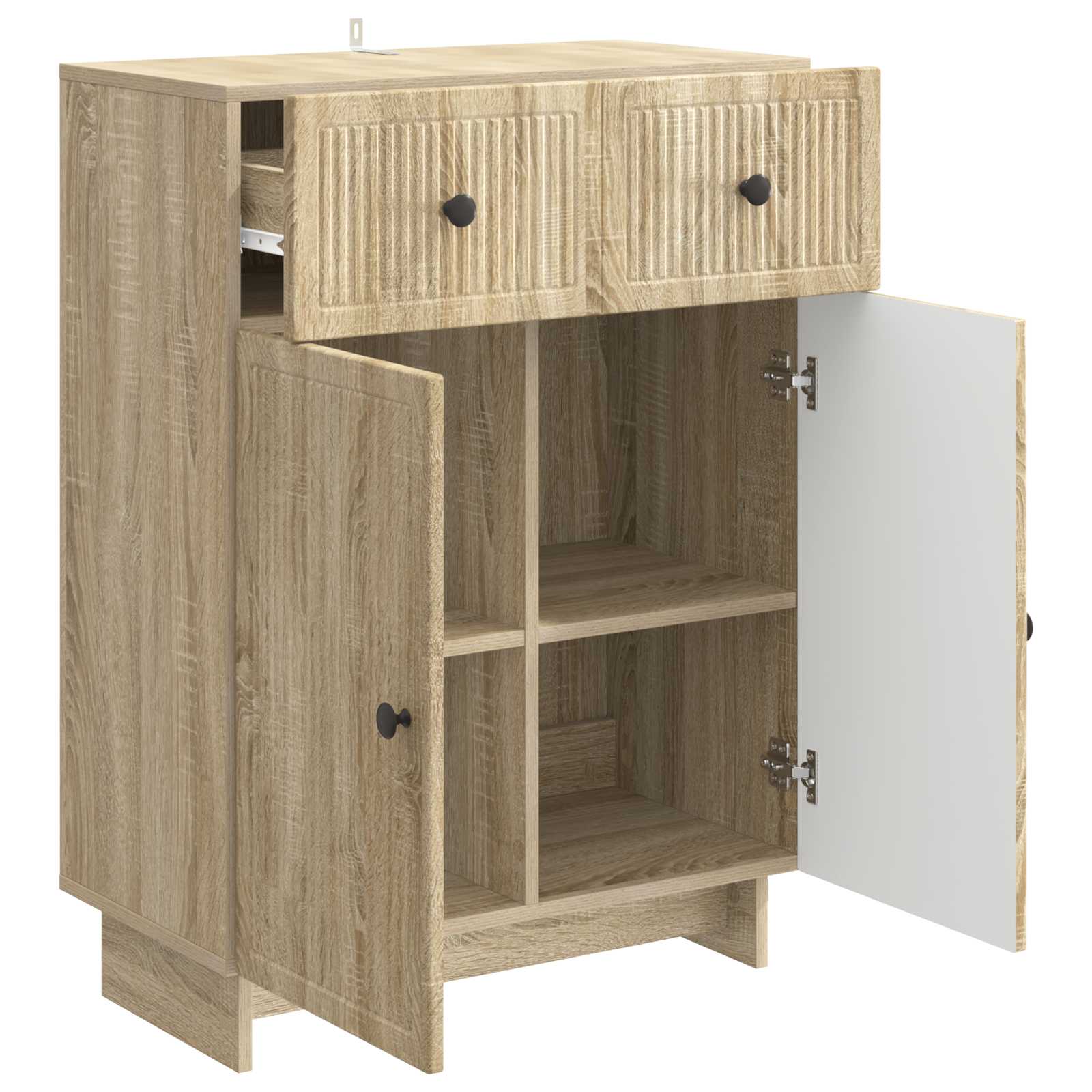 Sideboard Sonoma-Eiche 66 x 34,5 x 90 cm Holzwerkstoff