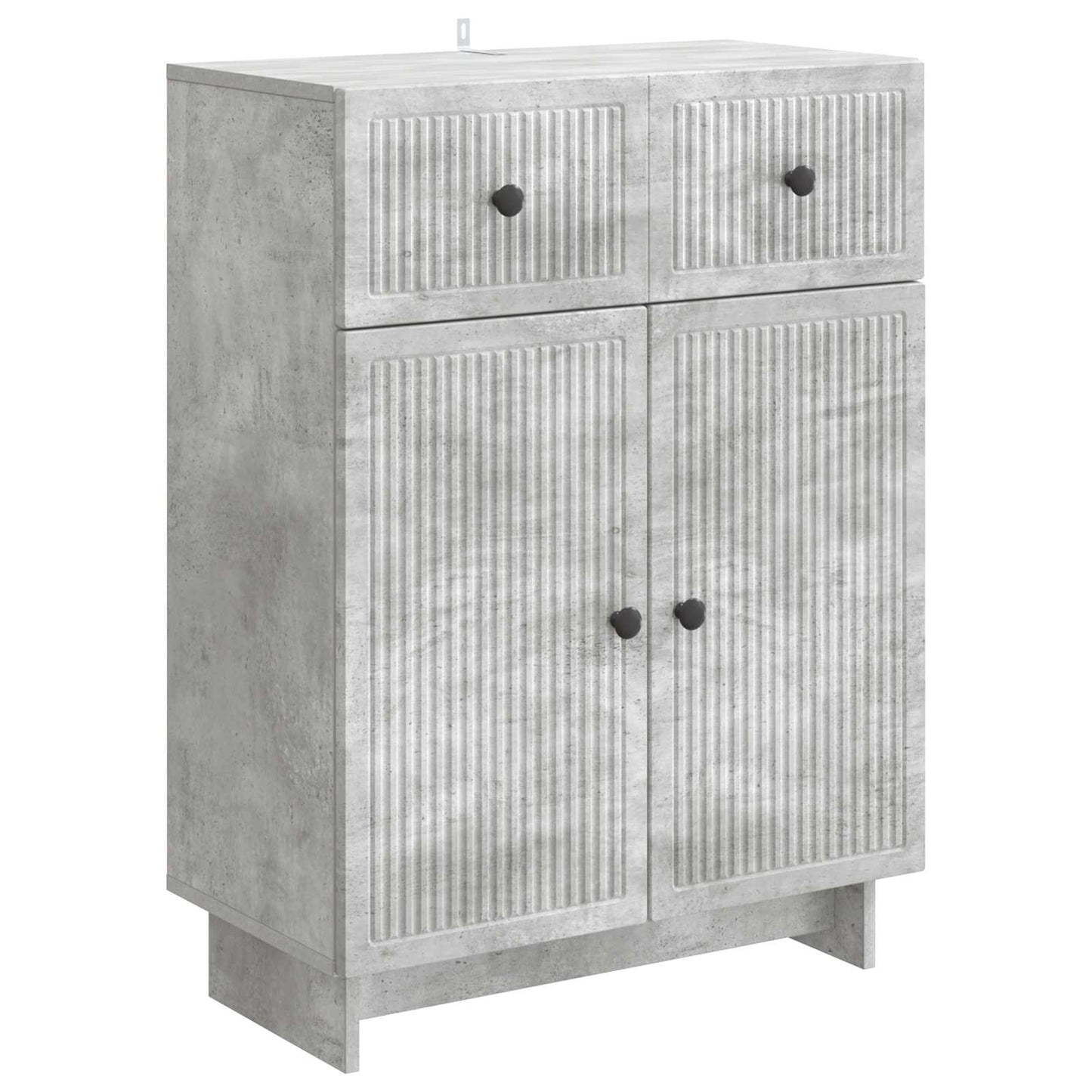 Sideboard Betongrau 66 x 34,5 x 90 cm Holzwerkstoff