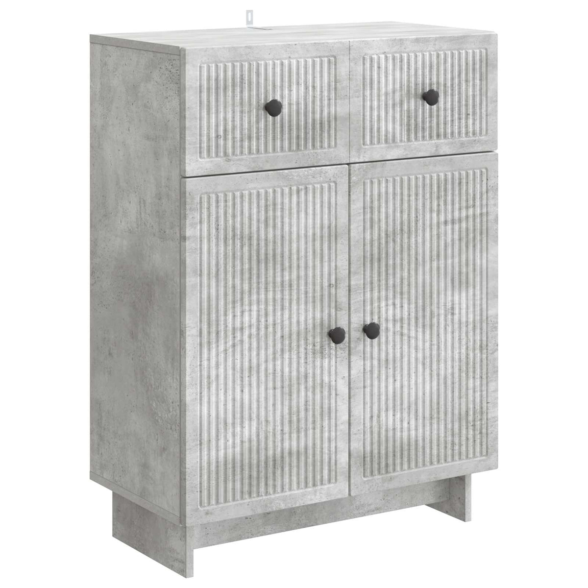 Sideboard Betongrau 66 x 34,5 x 90 cm Holzwerkstoff