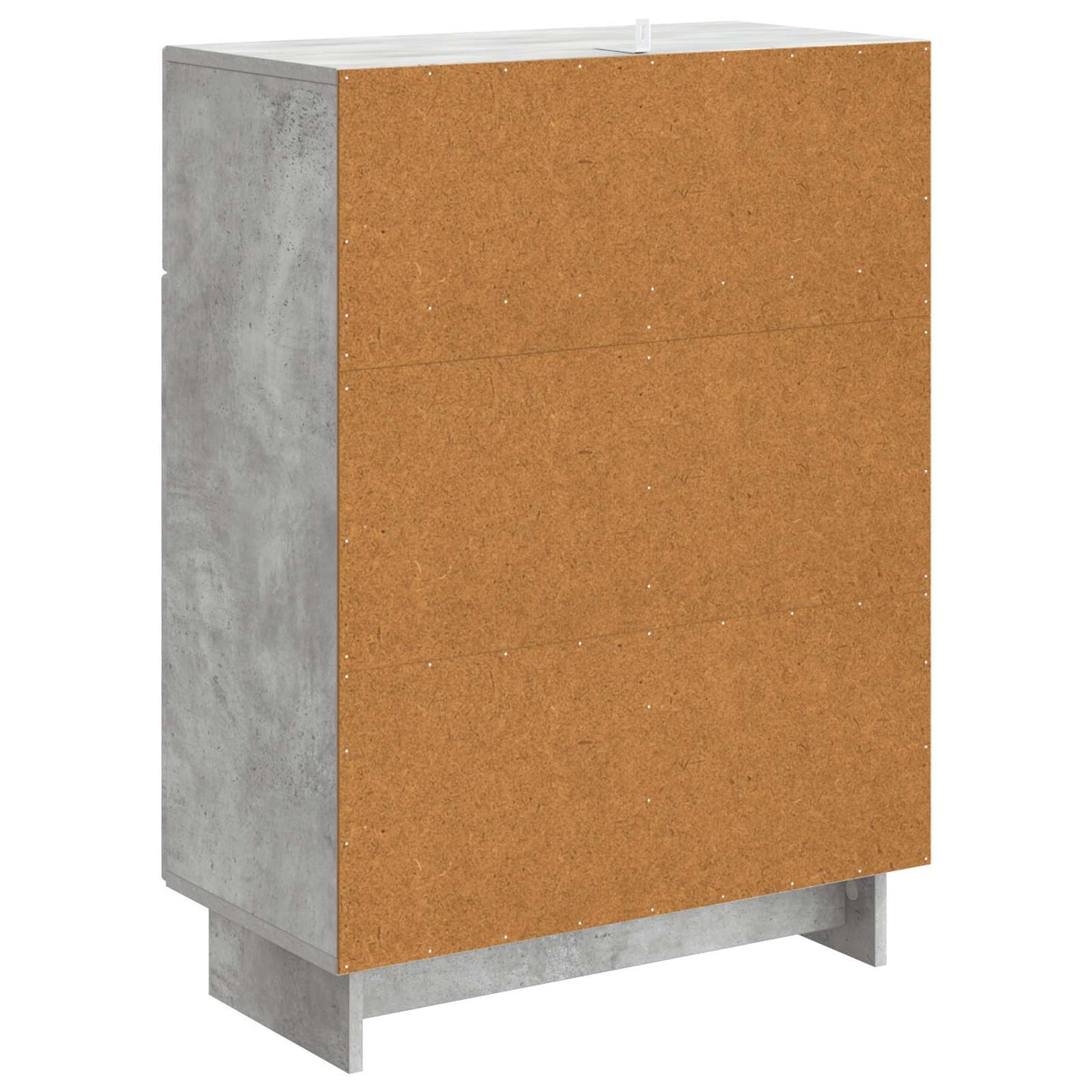 Sideboard Betongrau 66 x 34,5 x 90 cm Holzwerkstoff