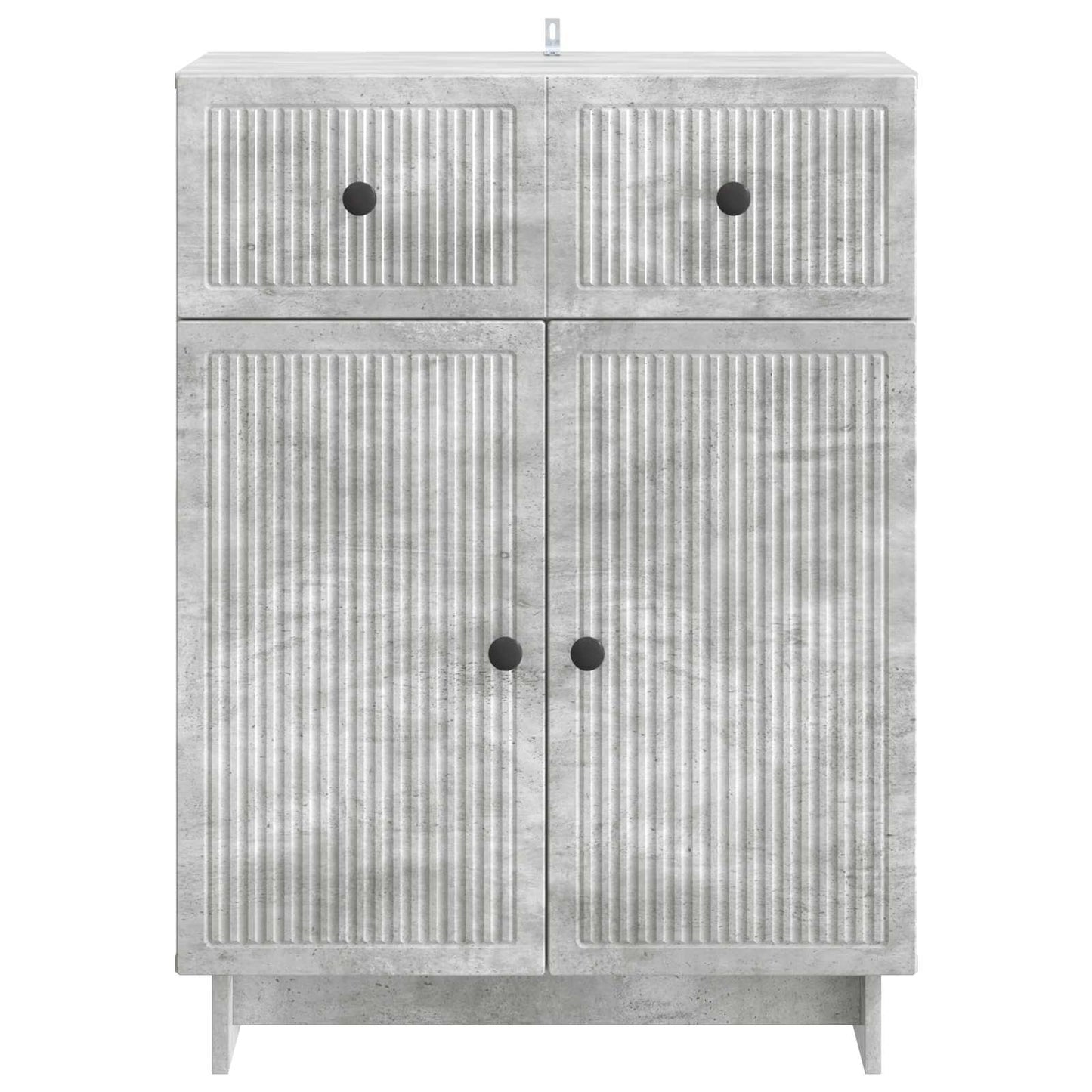 Sideboard Betongrau 66 x 34,5 x 90 cm Holzwerkstoff