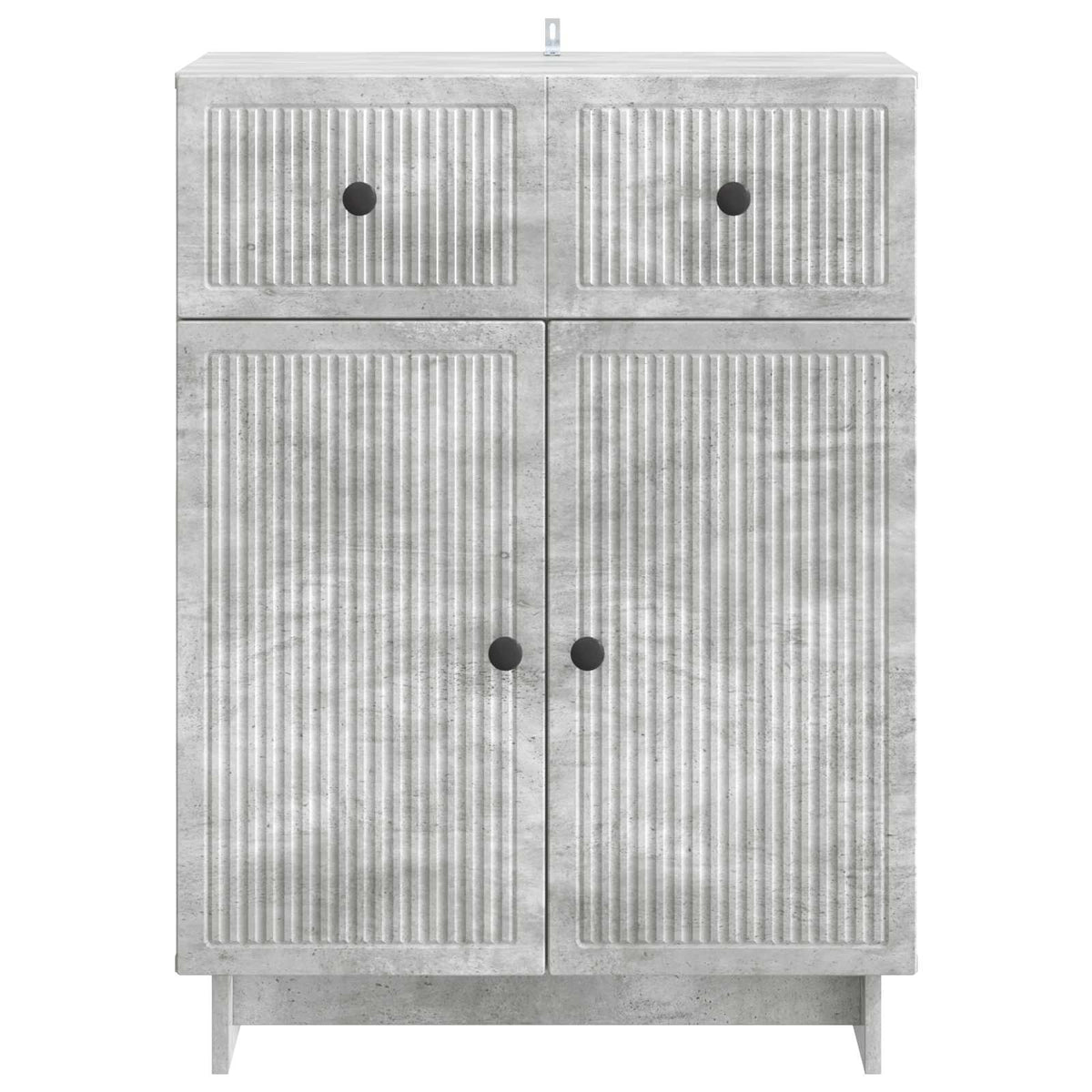 Sideboard Betongrau 66 x 34,5 x 90 cm Holzwerkstoff