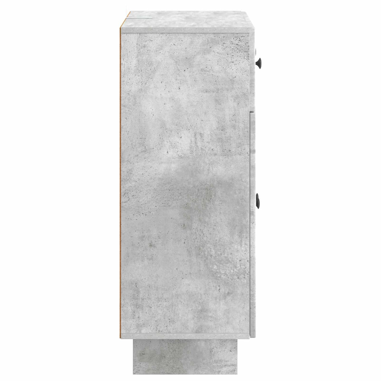 Sideboard Betongrau 66 x 34,5 x 90 cm Holzwerkstoff