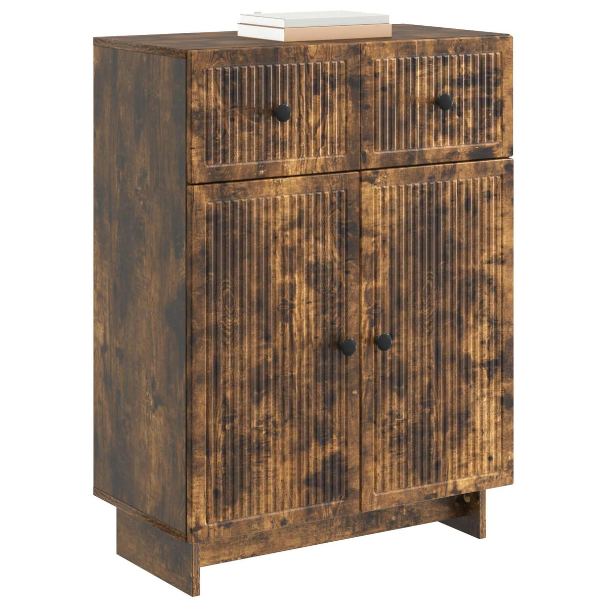 Sideboard Räuchereiche 66 x 34,5 x 90 cm Holzwerkstoff