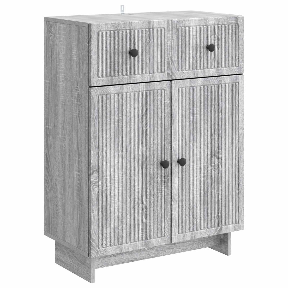 Sideboard Sonoma-Grau 66 x 34,5 x 90 cm Holzwerkstoff