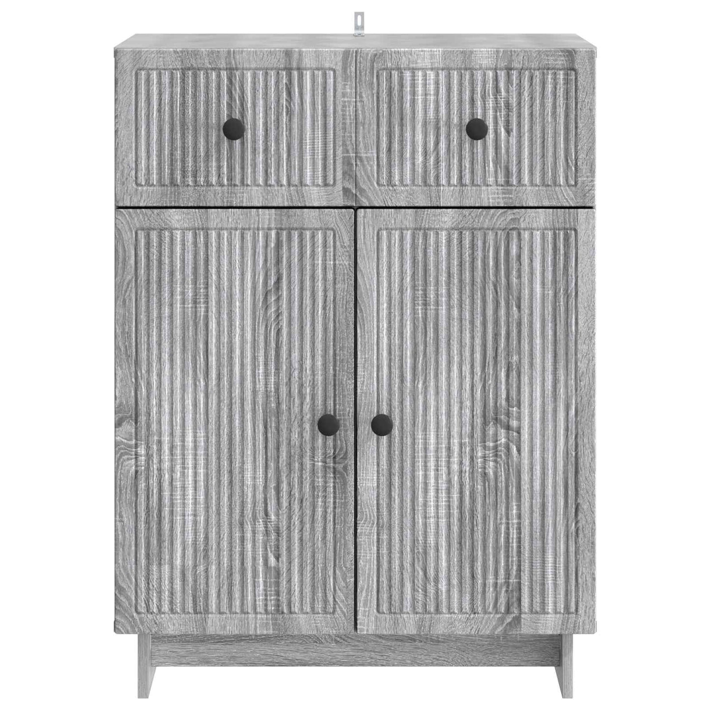 Sideboard Sonoma-Grau 66 x 34,5 x 90 cm Holzwerkstoff