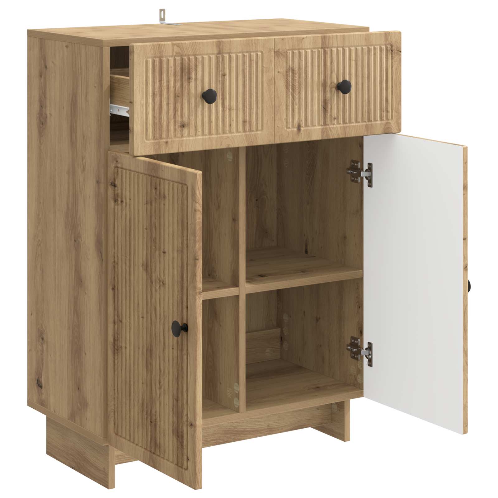 Sideboard Artisan-Eiche 66 x 34,5 x 90 cm Holzwerkstoff