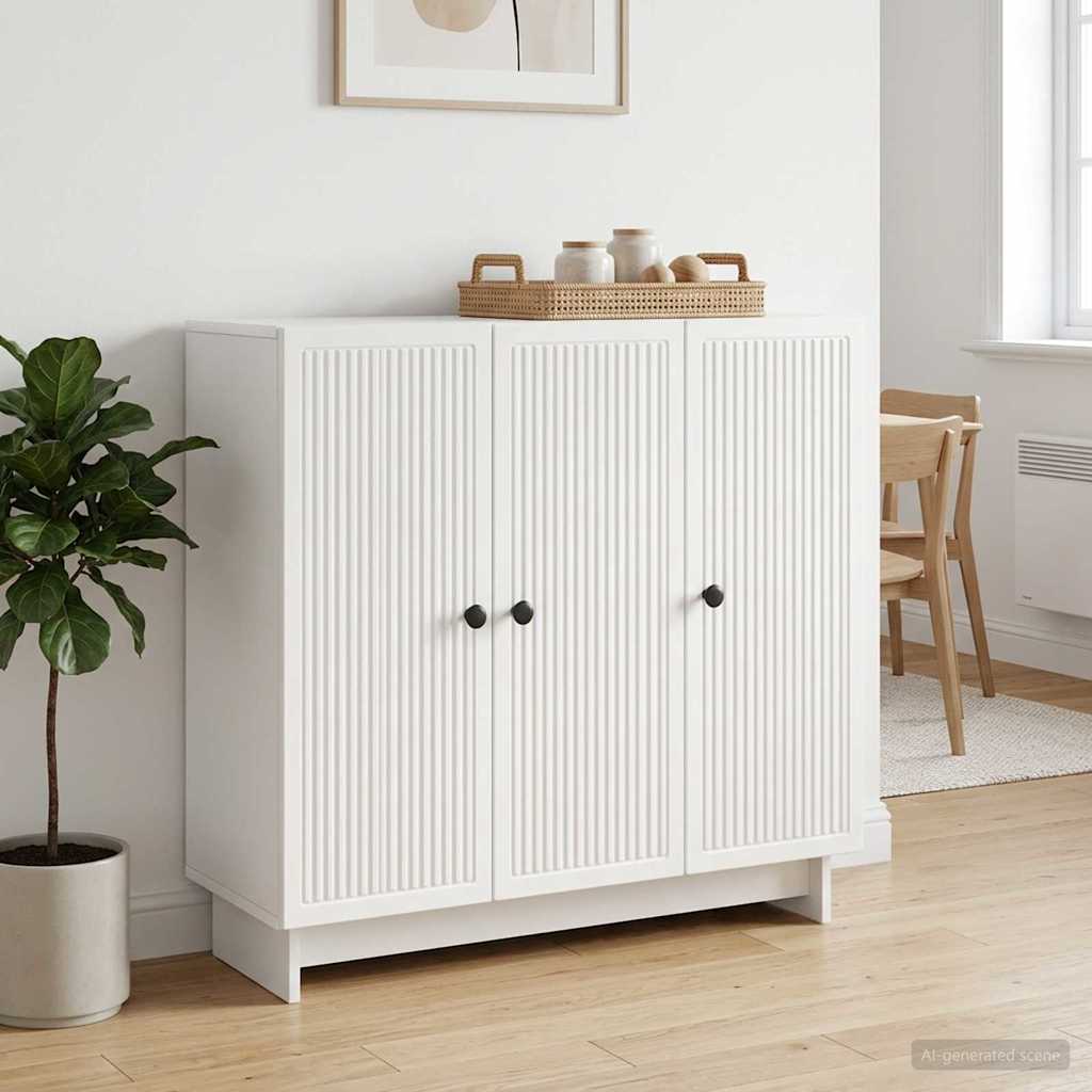 Sideboard Weiß 89 x 34,5 x 80 cm Holzwerkstoff
