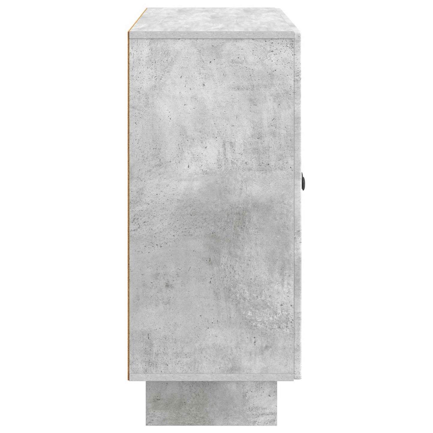 Sideboard Betongrau 89 x 34,5 x 80 cm Holzwerkstoff