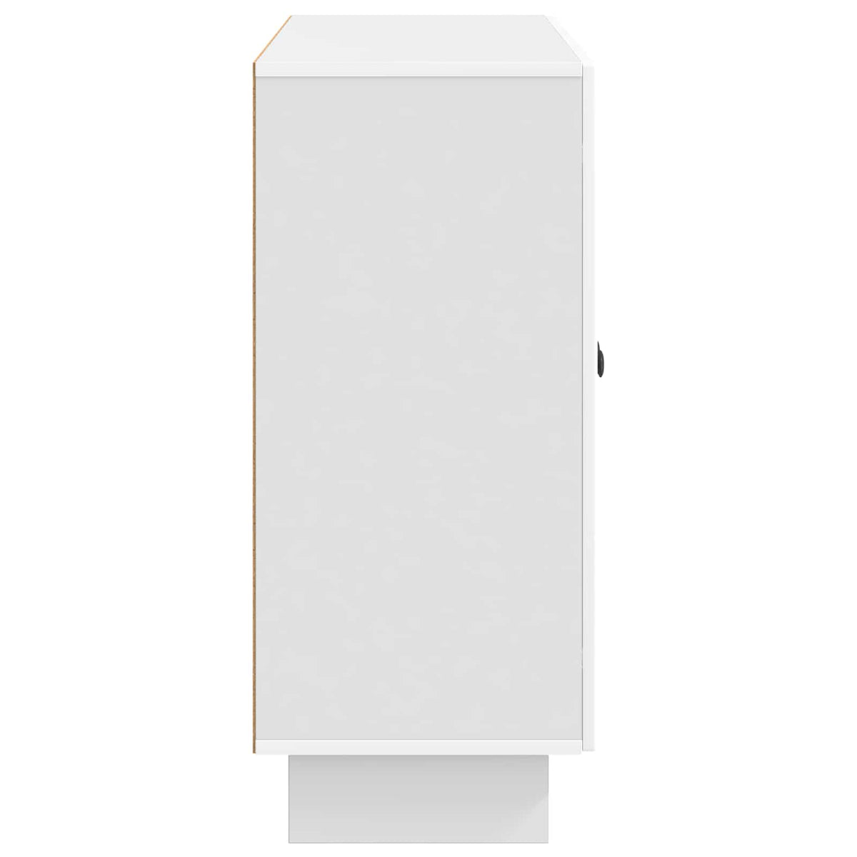 Sideboard Hochglanz Weiß 89 x 34,5 x 80 cm Holzwerkstoff