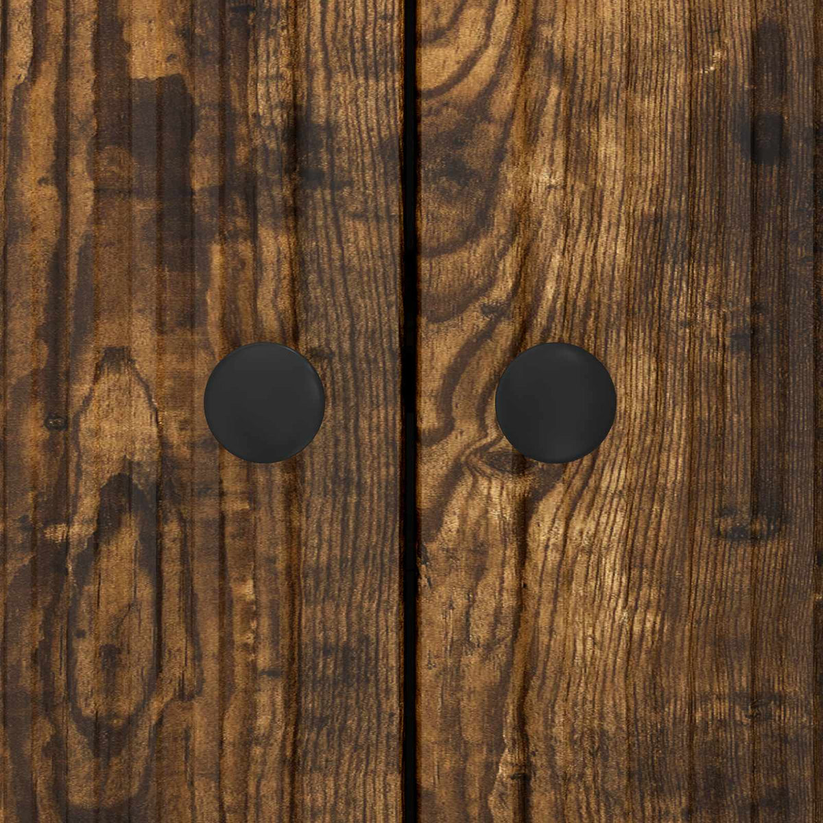 Sideboard Räuchereiche 89 x 34,5 x 80 cm Holzwerkstoff