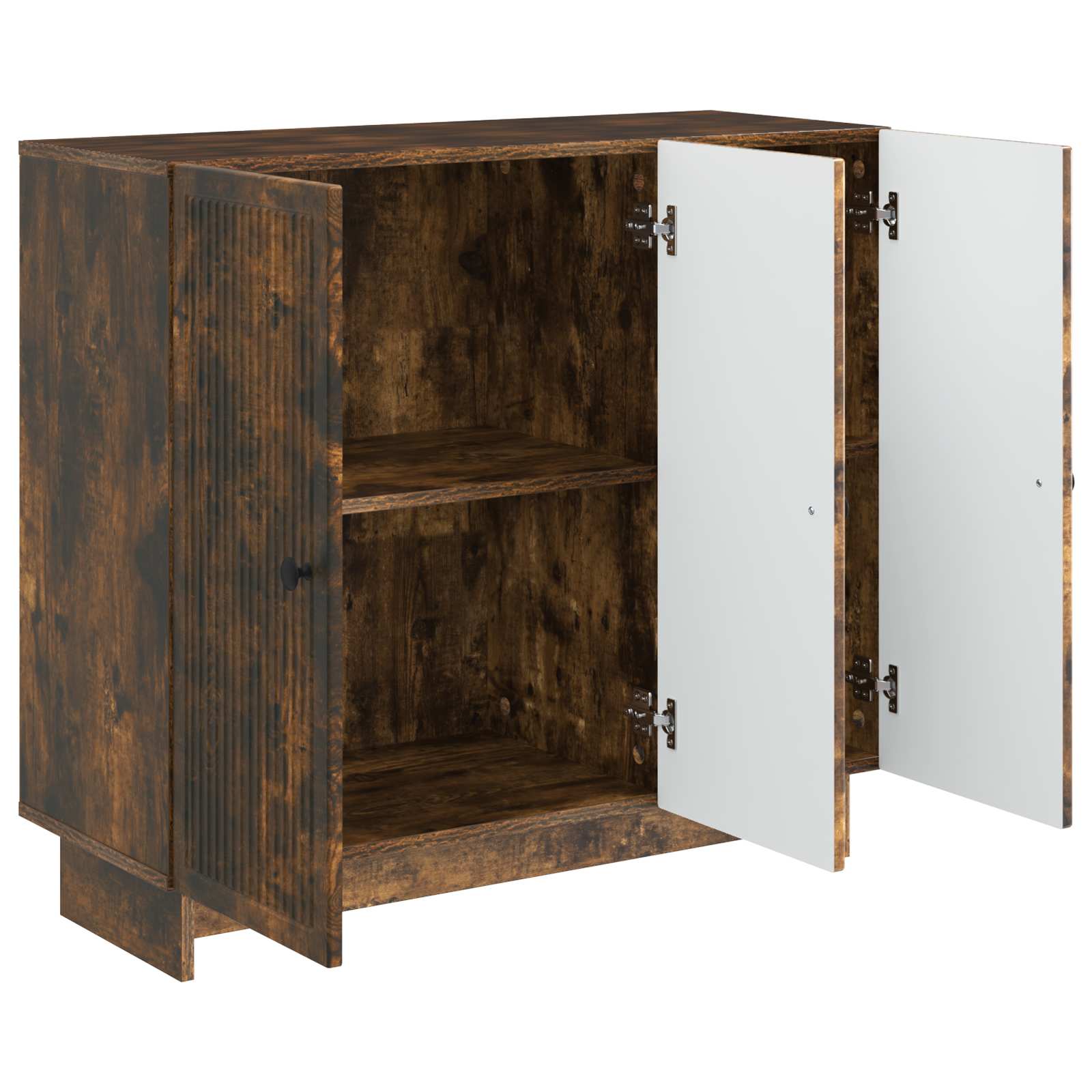 Sideboard Räuchereiche 89 x 34,5 x 80 cm Holzwerkstoff