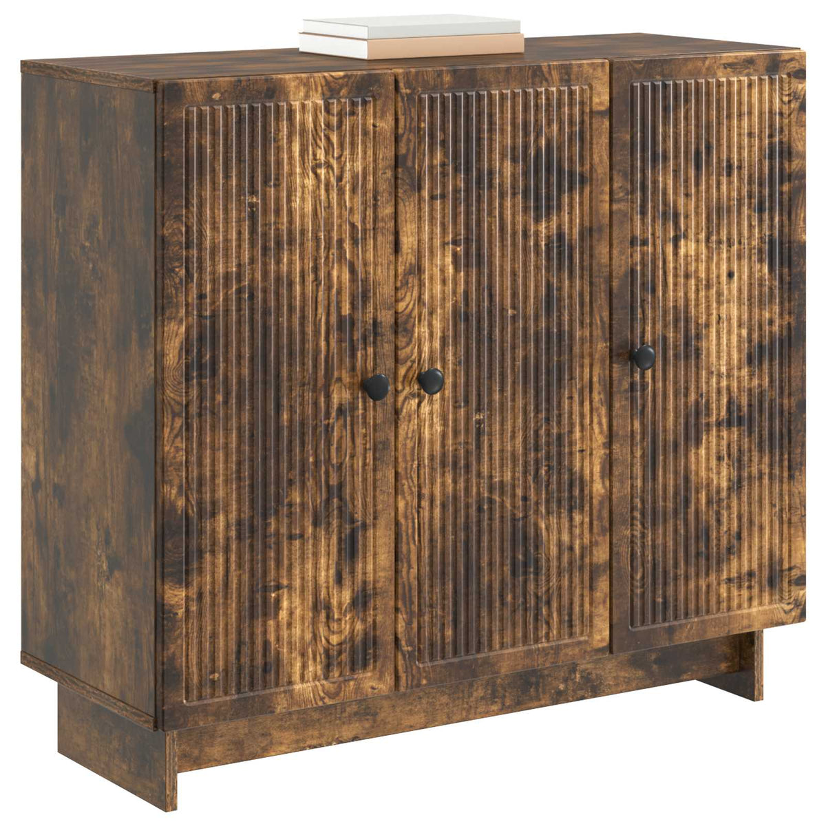 Sideboard Räuchereiche 89 x 34,5 x 80 cm Holzwerkstoff