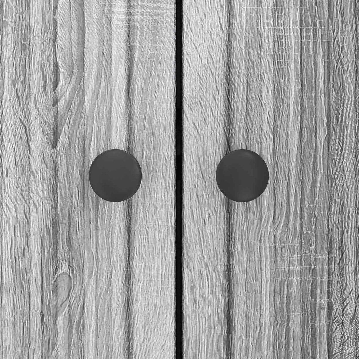 Sideboard Sonoma-Grau 89 x 34,5 x 80 cm Holzwerkstoff