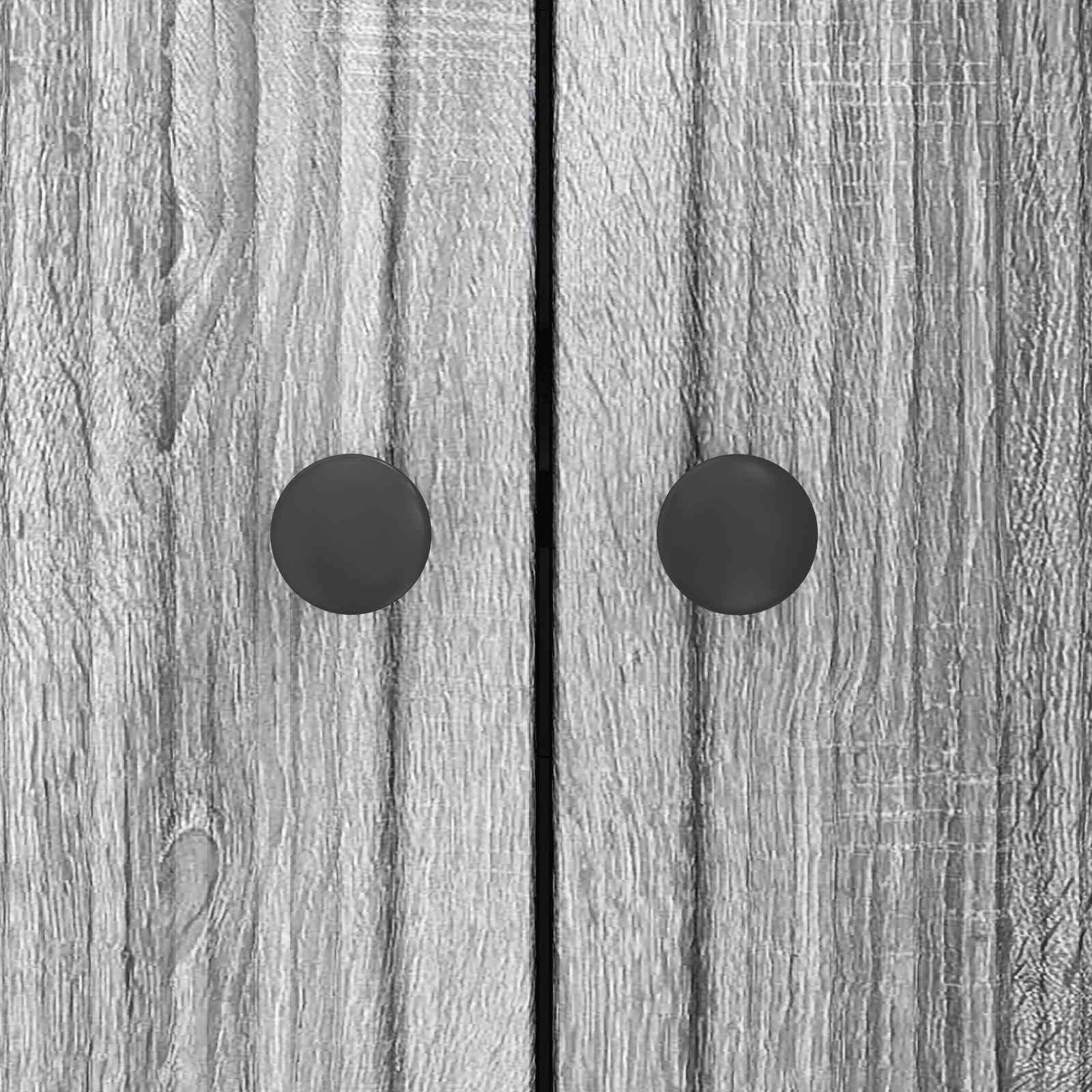 Sideboard Sonoma-Grau 89 x 34,5 x 80 cm Holzwerkstoff