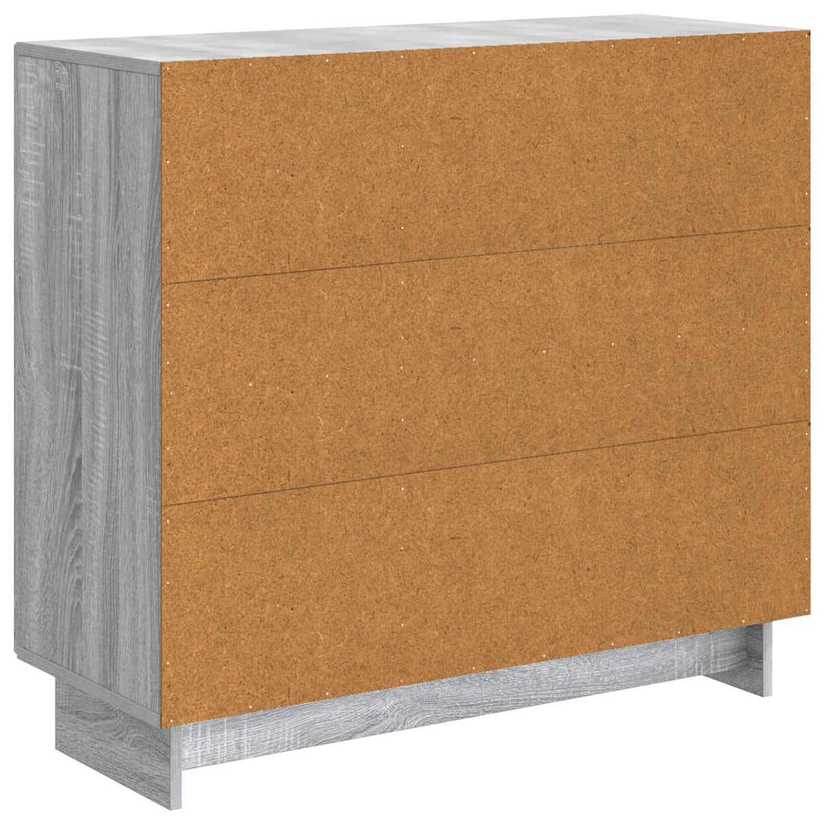 Sideboard Sonoma-Grau 89 x 34,5 x 80 cm Holzwerkstoff